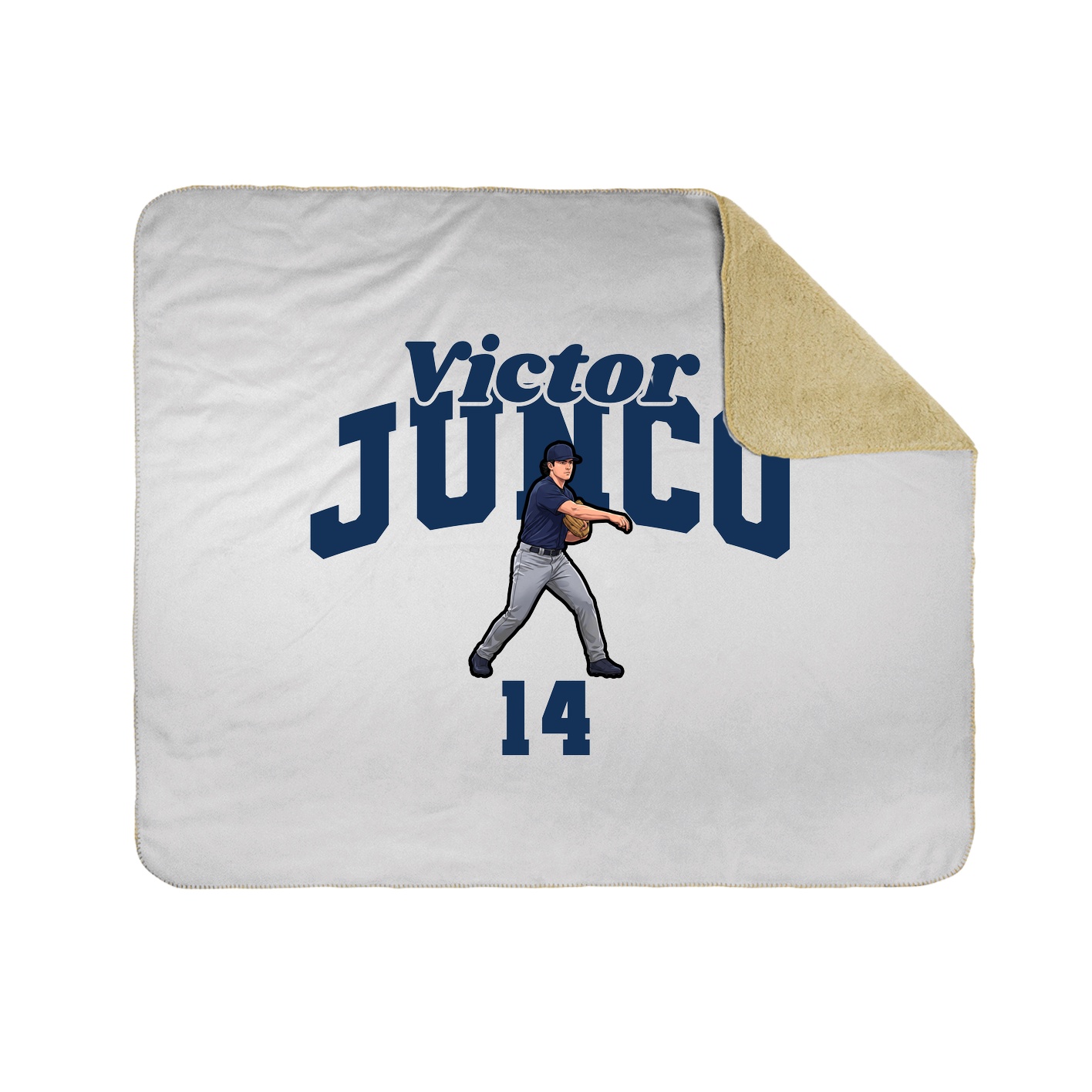 Throw Blanket — Signature Arch in White