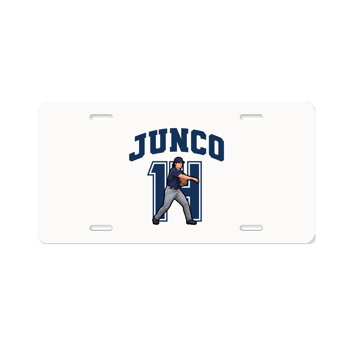 License Plate — Number in Classic