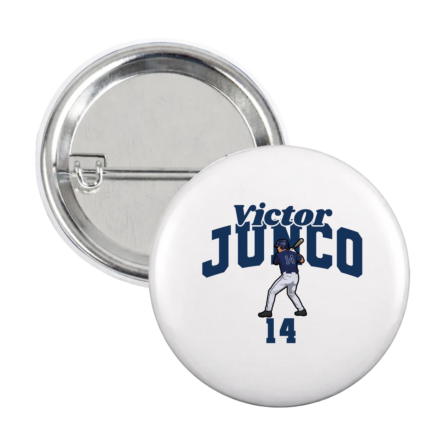 Game Day Button — Signature Arch in White
