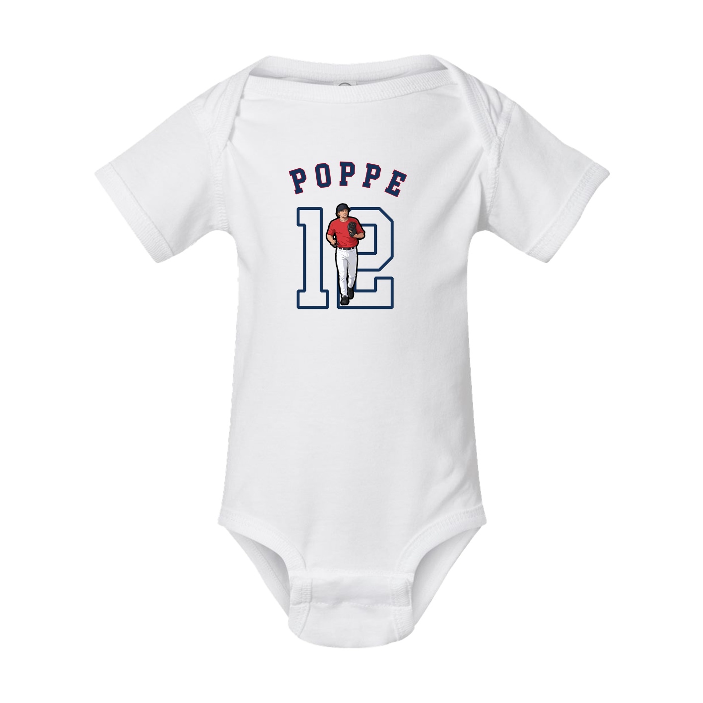 Baby Onesie — Shirsey Arch in White
