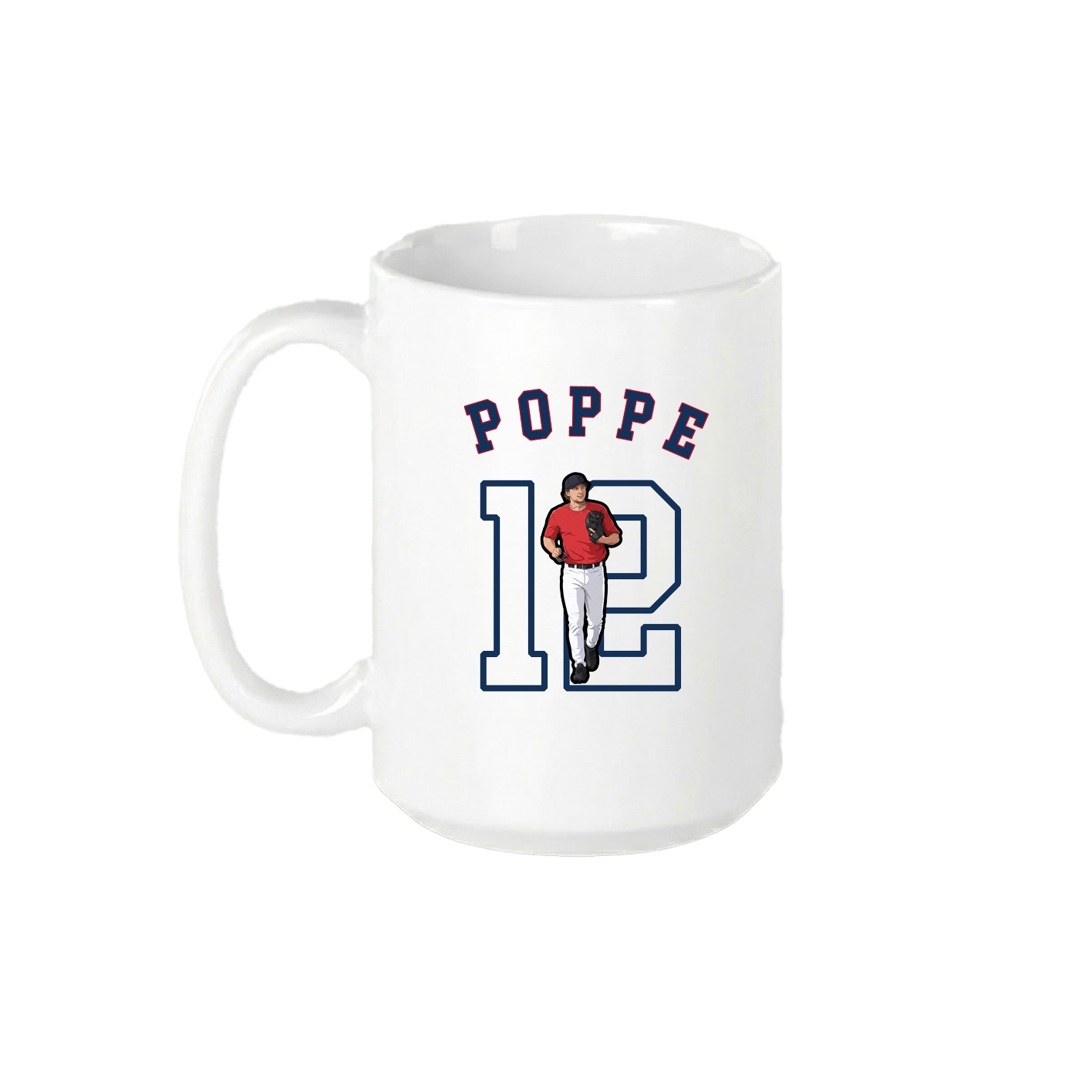 15oz Coffee Mug — Shirsey Arch in White