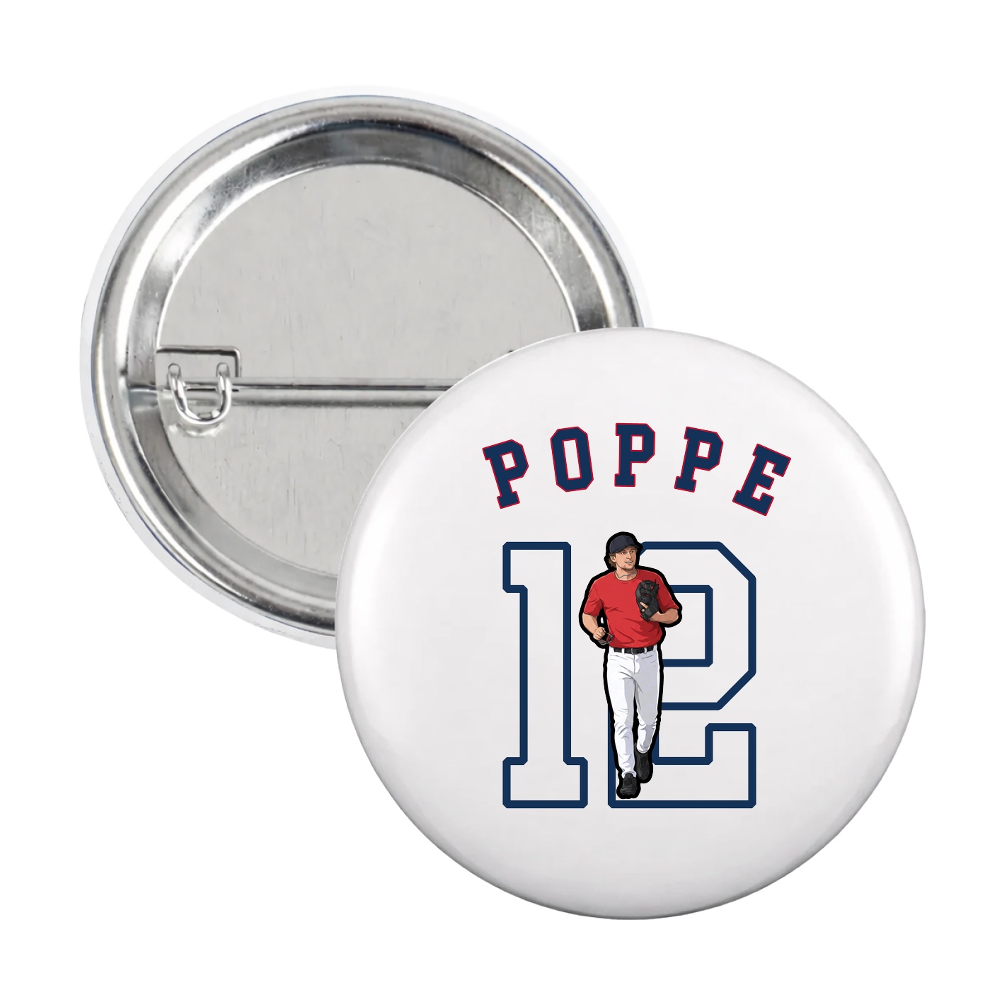 Game Day Button — Shirsey Arch in White