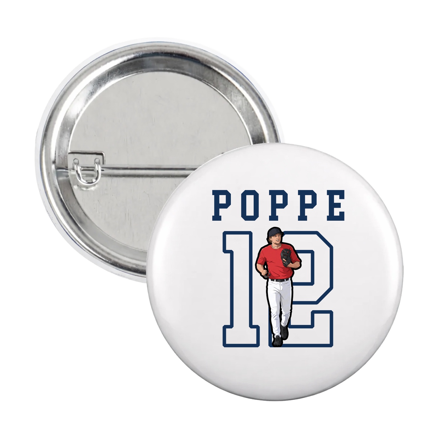 Game Day Button — Shirsey in White