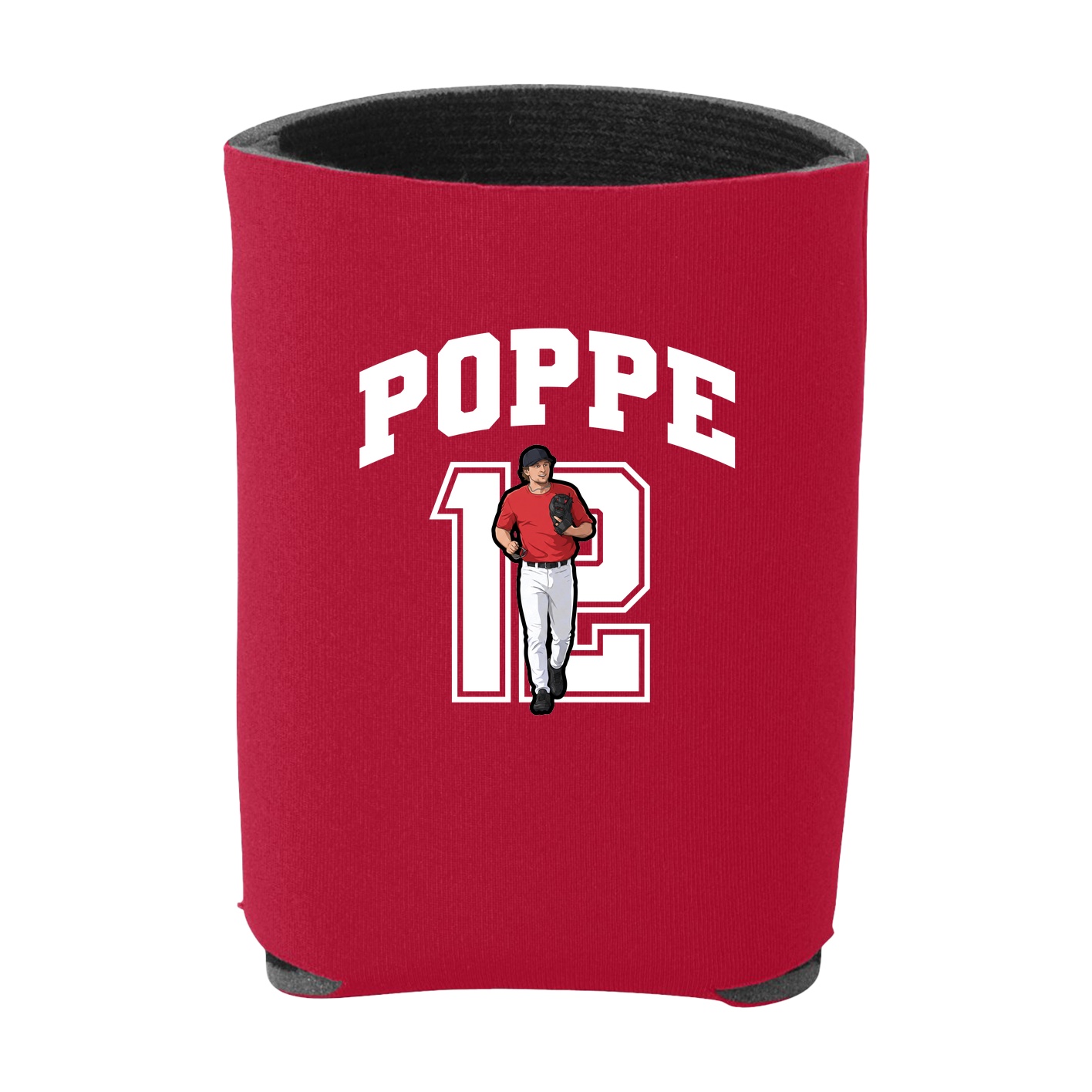 Can Holder — Number in Red