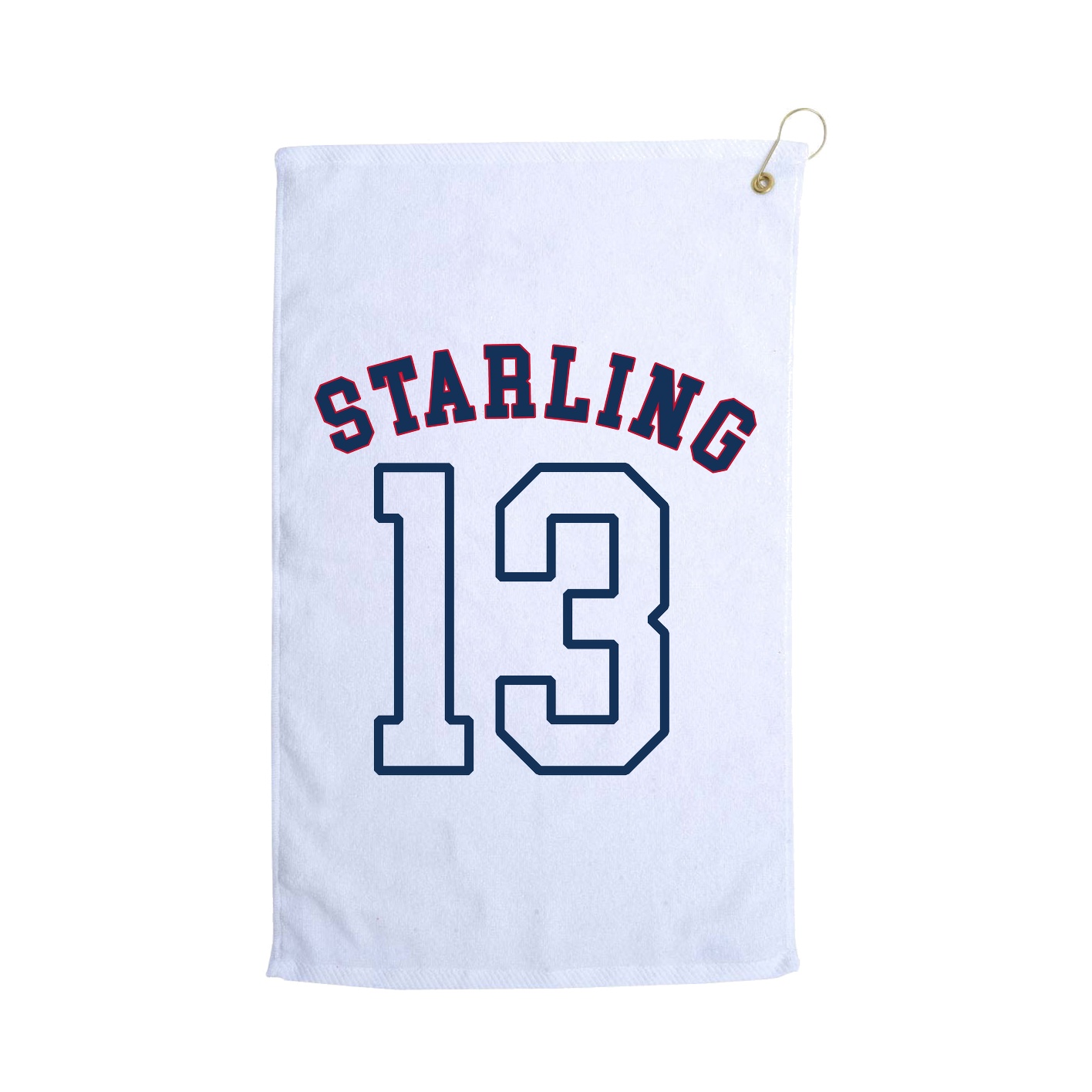 Golf Towel — Shirsey Arch in White