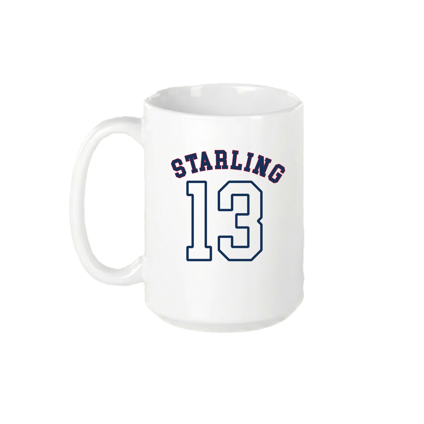 15oz Coffee Mug — Shirsey Arch in White