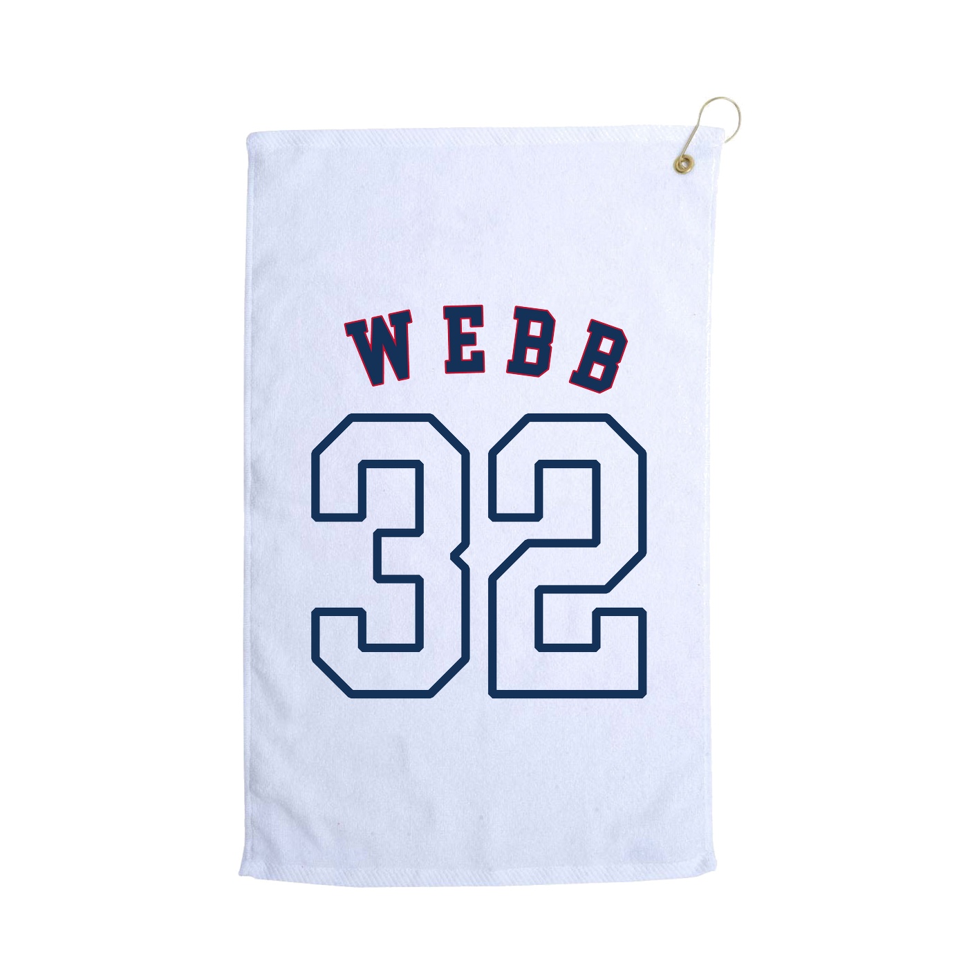 Golf Towel — Shirsey Arch in White