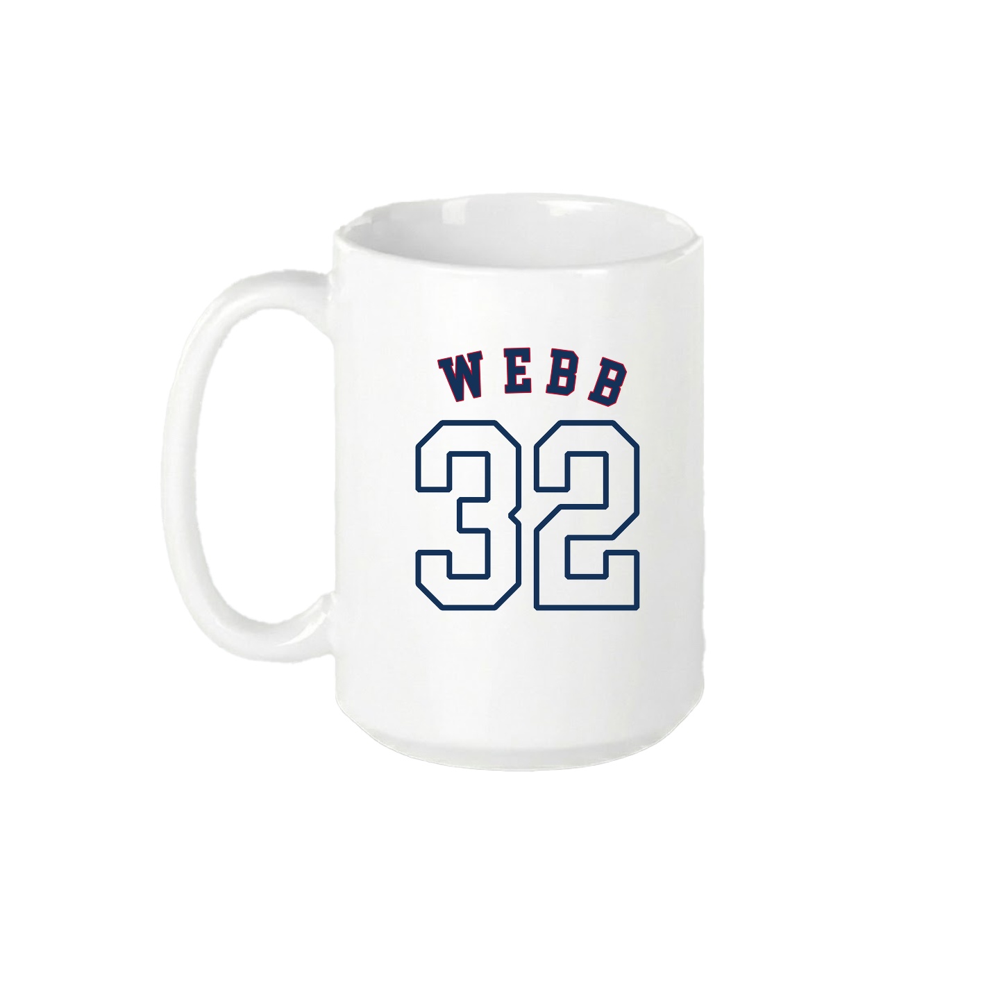 15oz Coffee Mug — Shirsey Arch in White