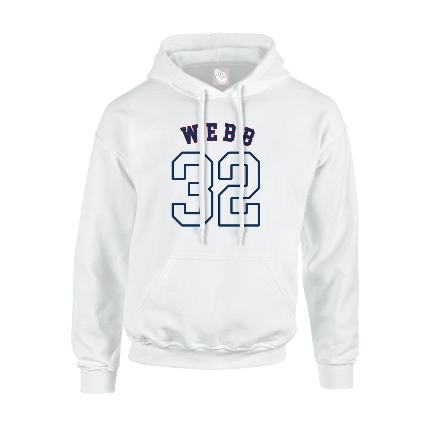 Youth Hoodie — Shirsey Arch in White
