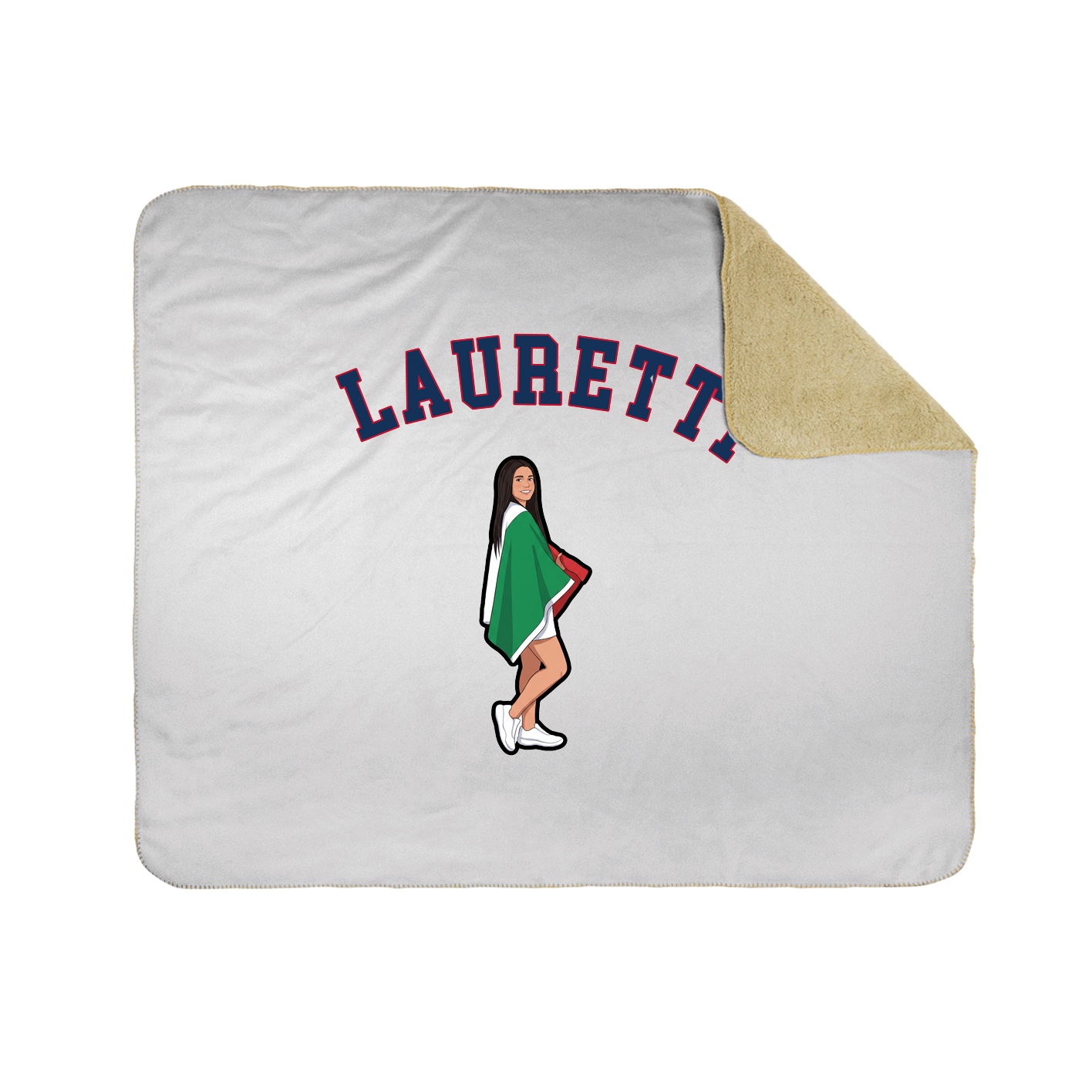 Throw Blanket — Shirsey Arch in White