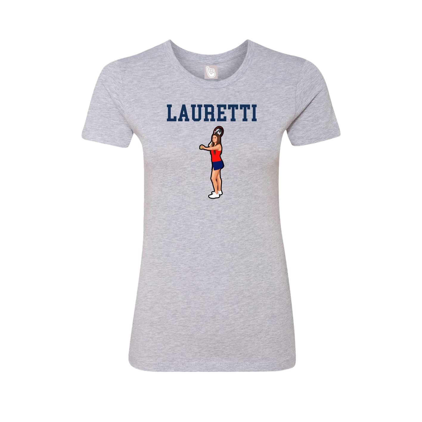 Fitted Women's Tee — Shirsey in Grey