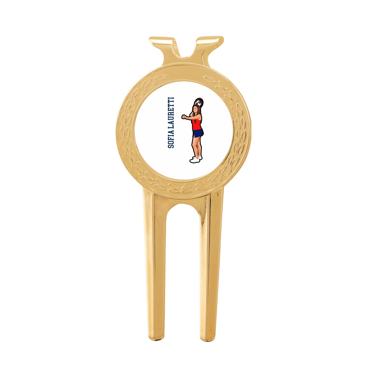 Divot Tool with Ball Marker — Name Vertical in Classic