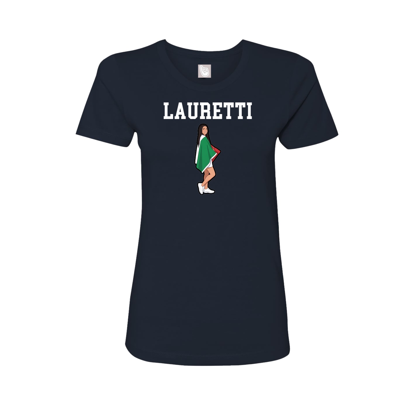 Fitted Women's Tee — Shirsey in Navy