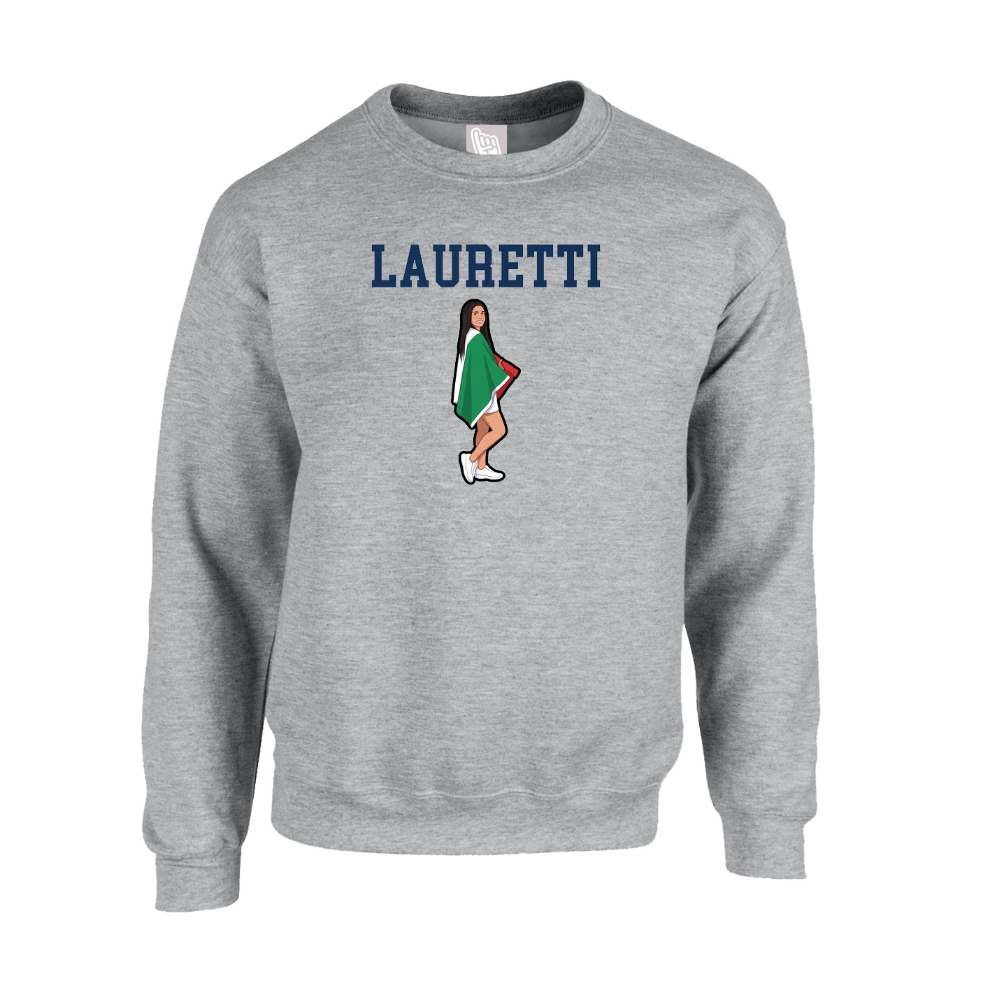 Fleece Crew — Shirsey in Grey