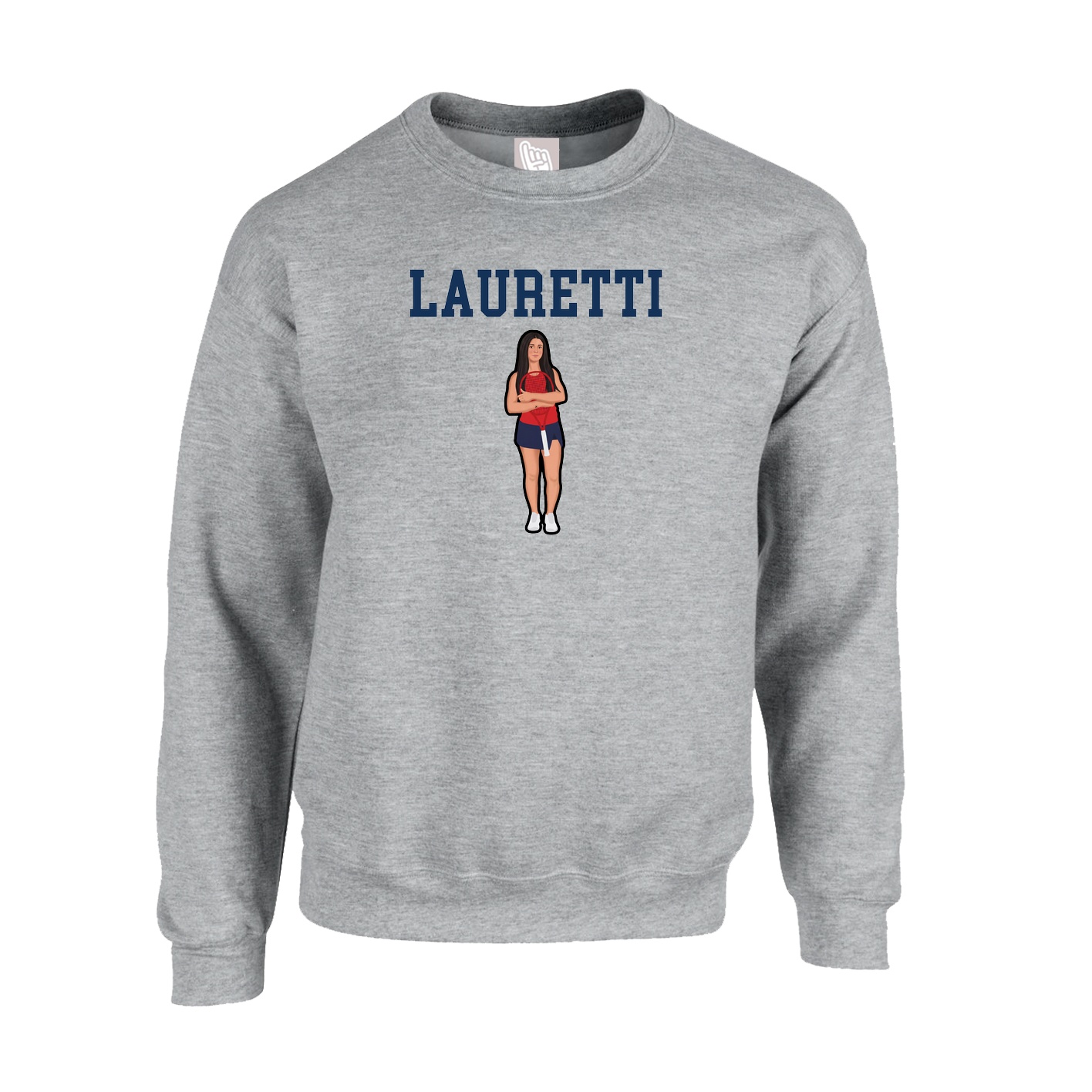 Fleece Crew — Shirsey in Grey