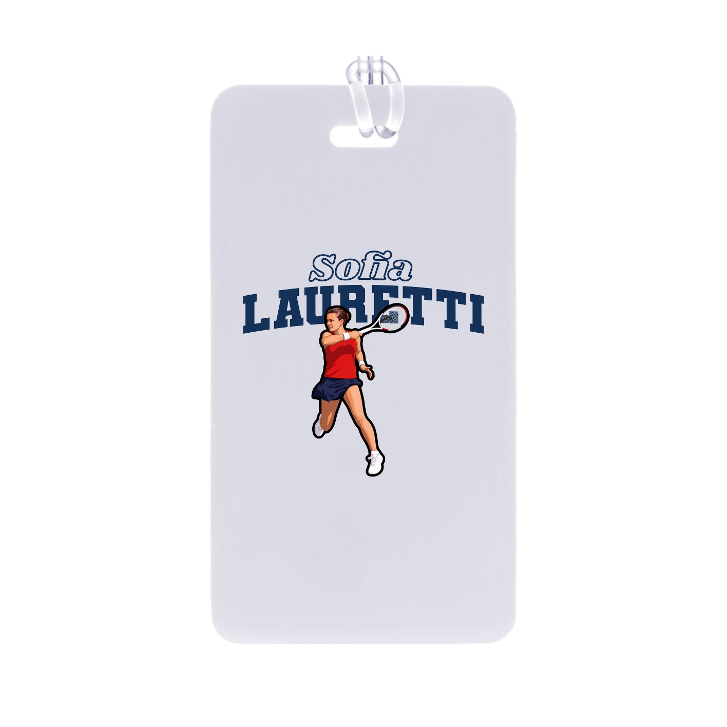 Bag Tag — Name Arch in Classic