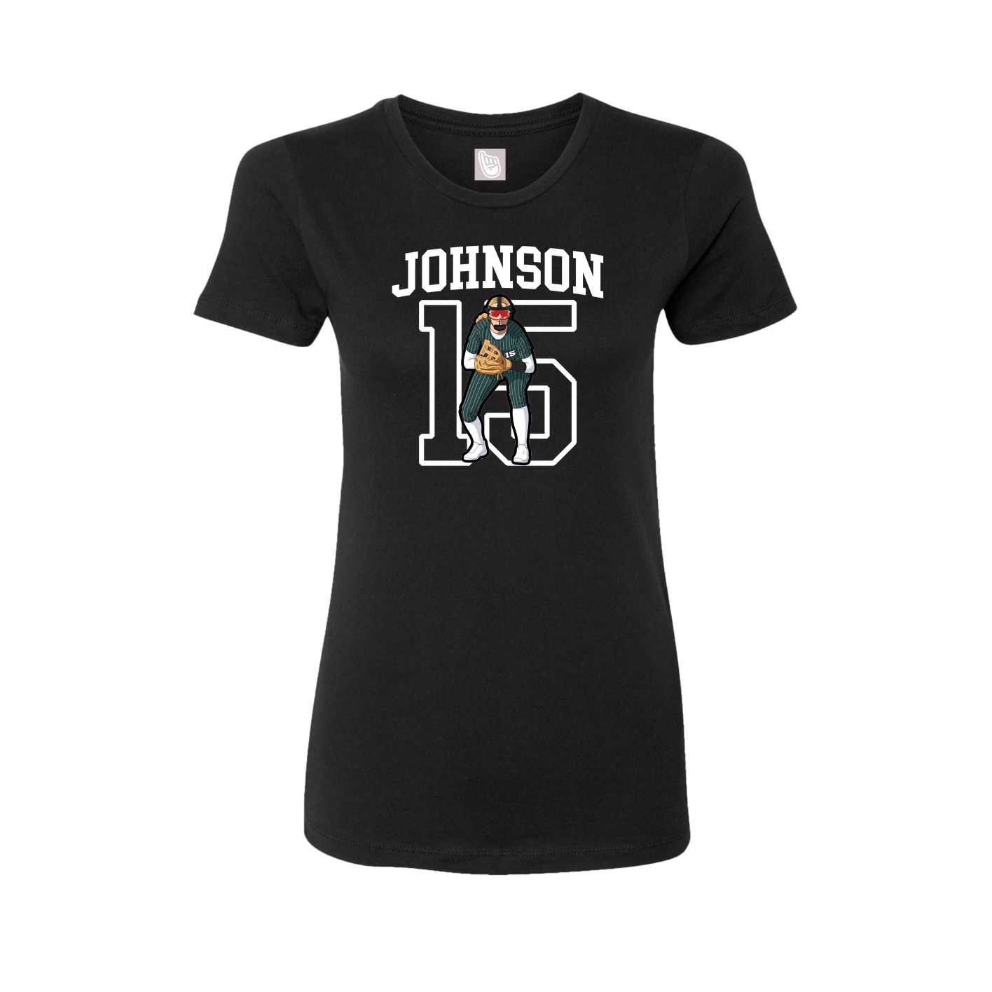 Fitted Women's Tee — Shirsey in Black