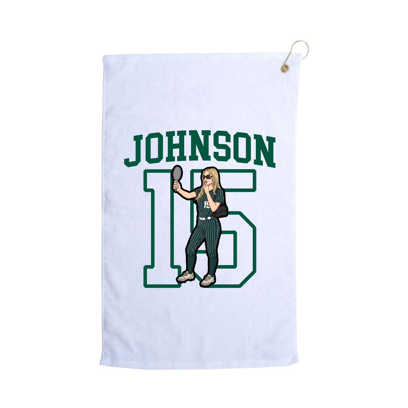 Golf Towel — Shirsey in White