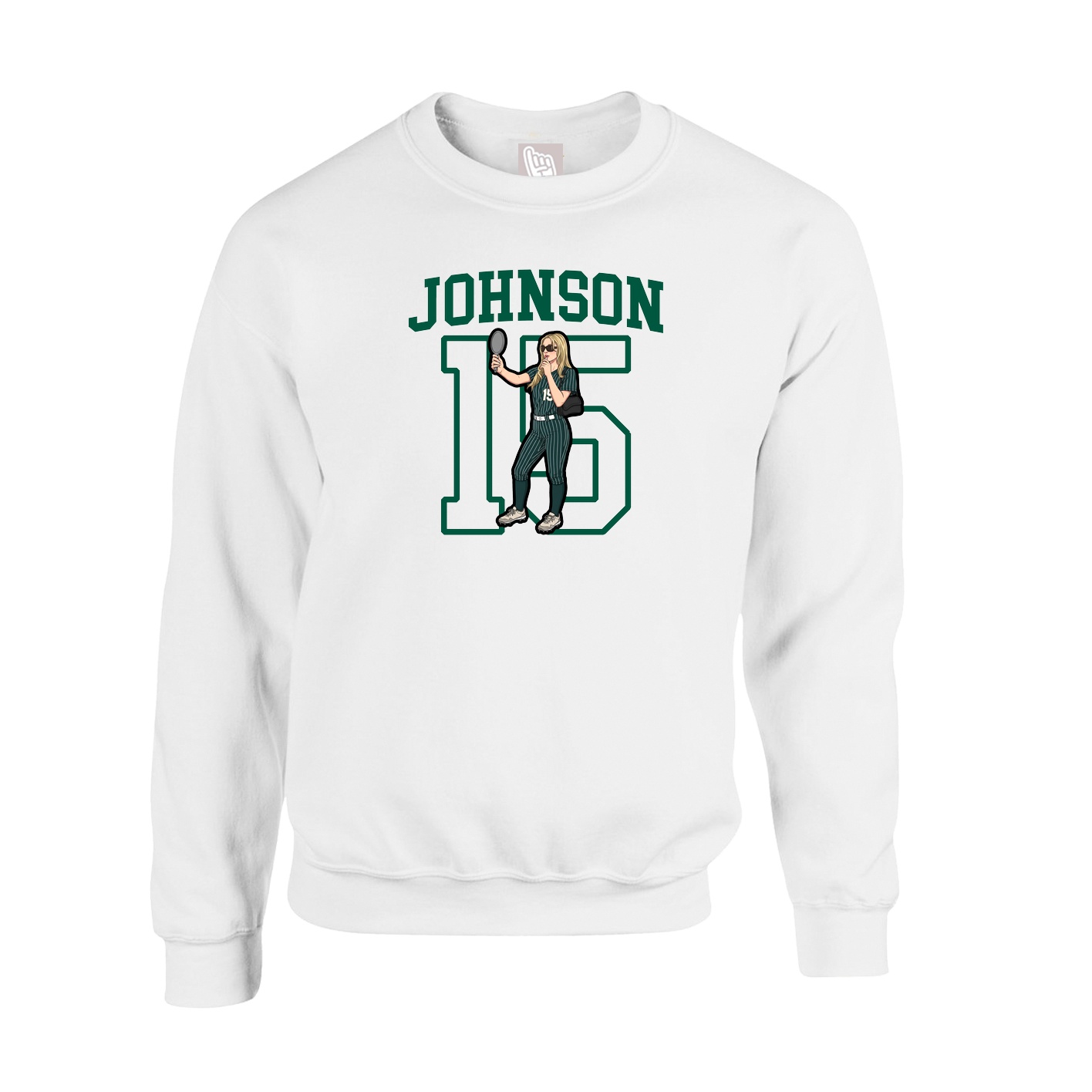 Fleece Crew — Shirsey in White