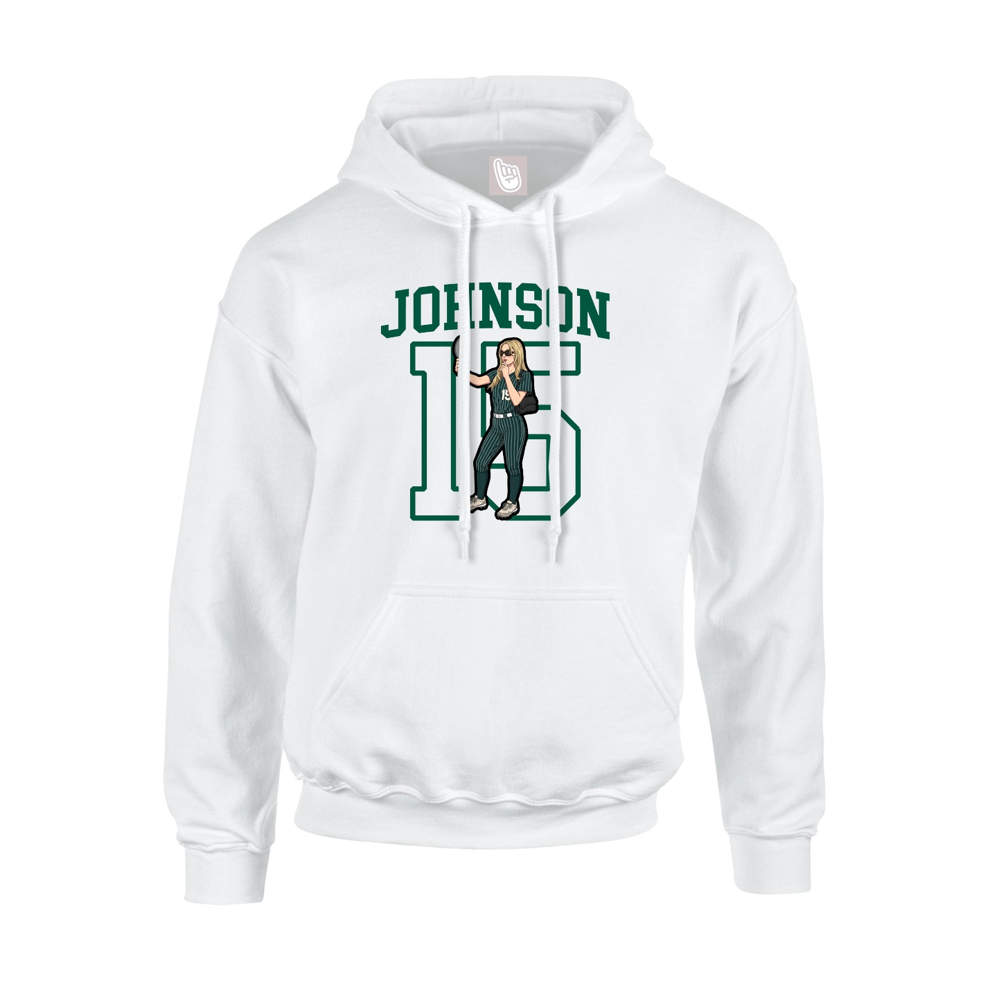 Youth Hoodie — Shirsey in White