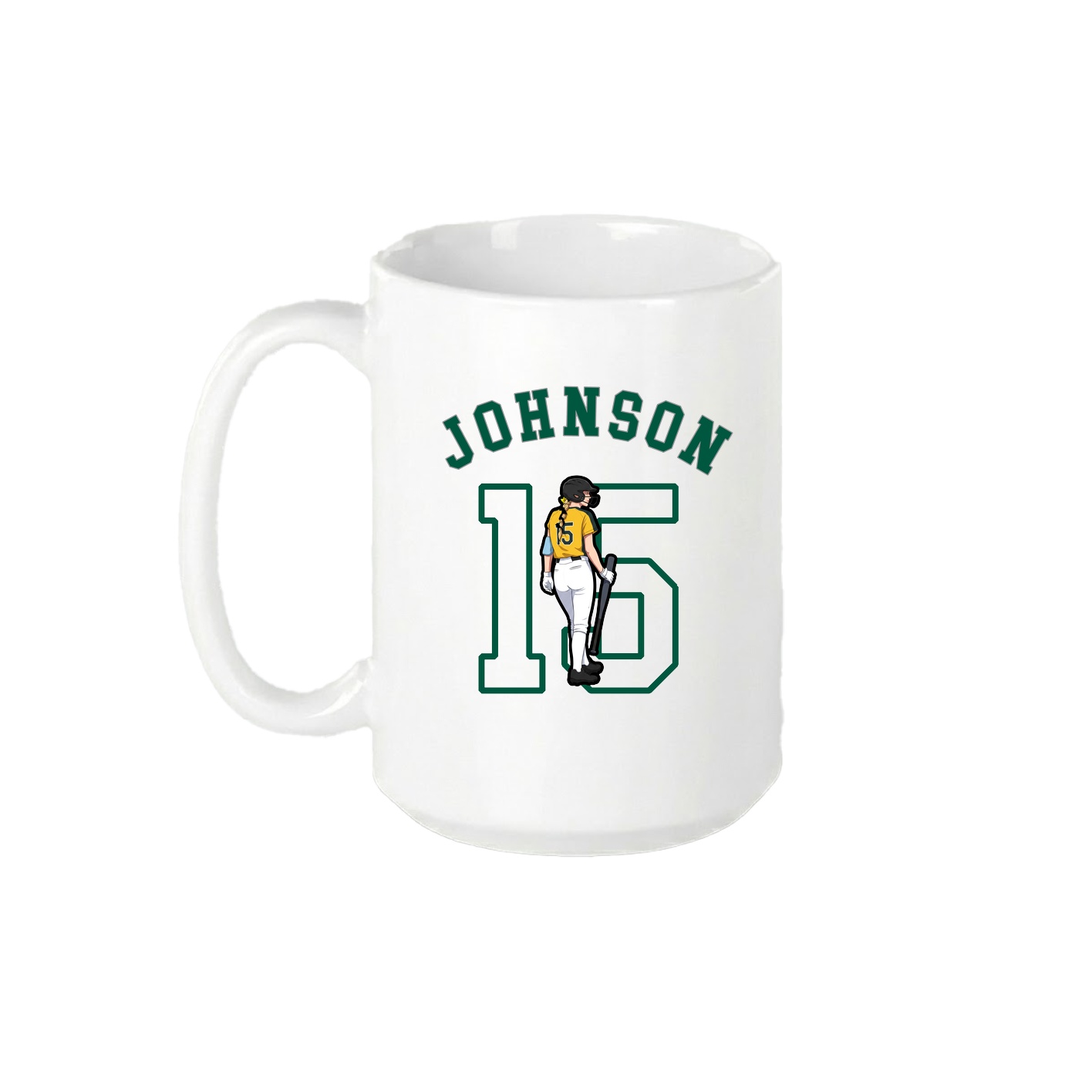 15oz Coffee Mug — Shirsey Arch in White