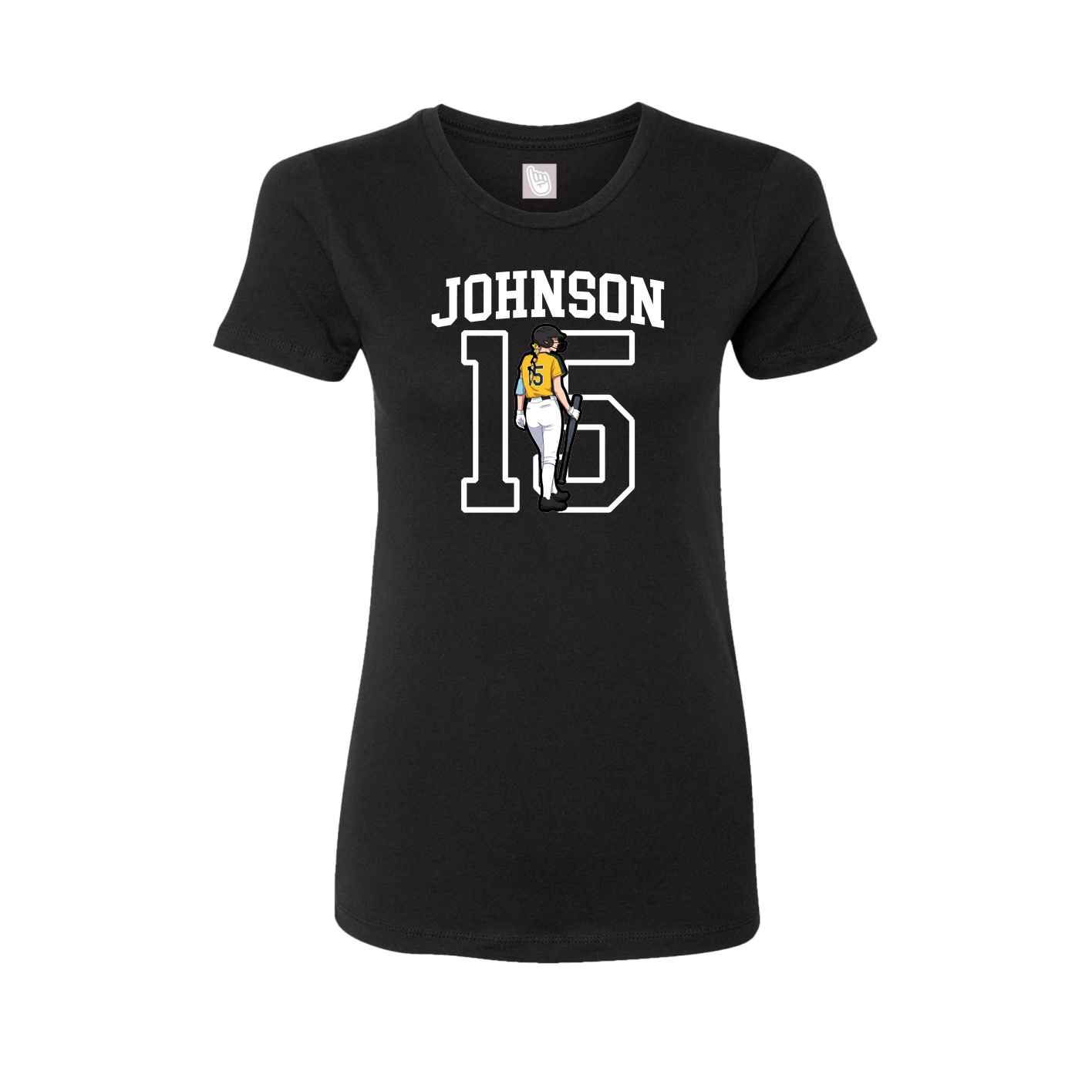 Fitted Women's Tee — Shirsey in Black