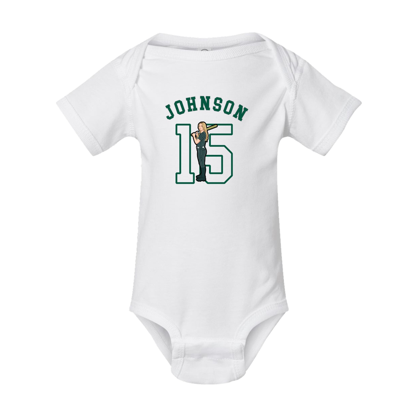 Baby Onesie — Shirsey Arch in White