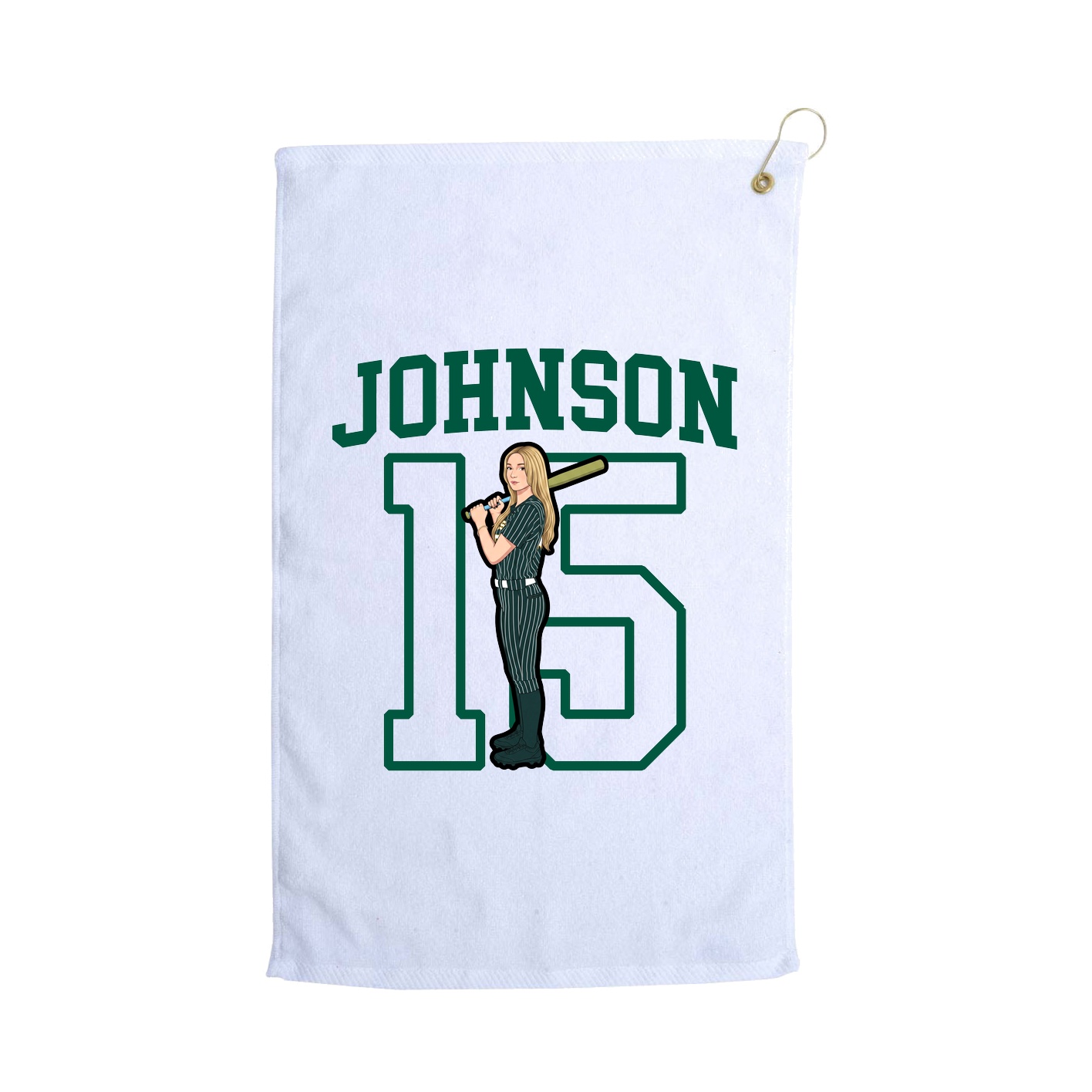 Golf Towel — Shirsey in White