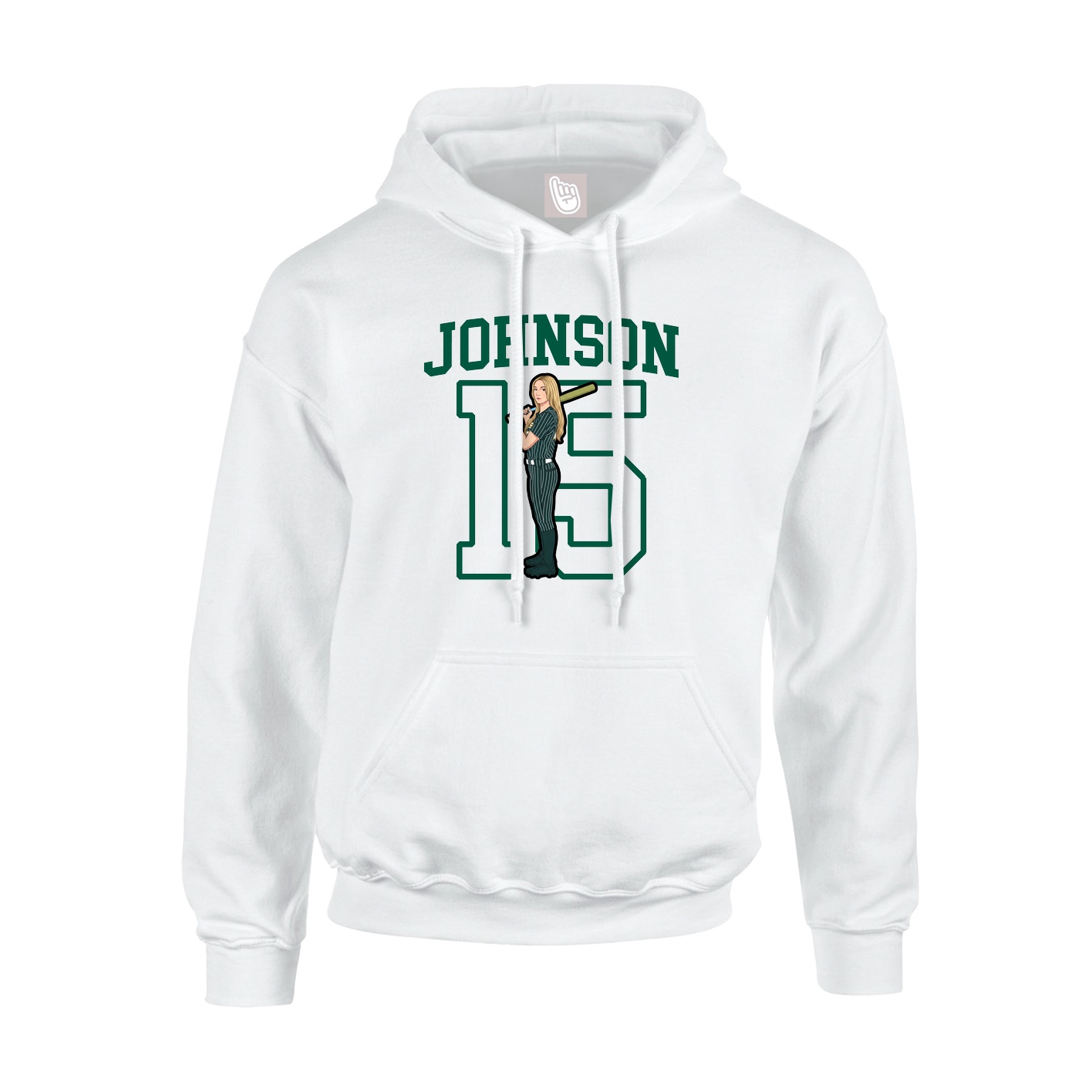 Hoodie — Shirsey in White