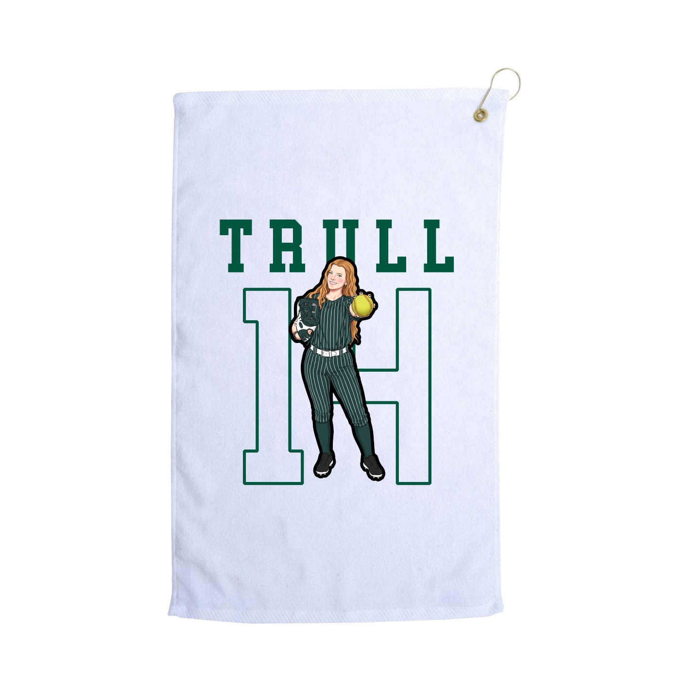 Golf Towel — Shirsey in White