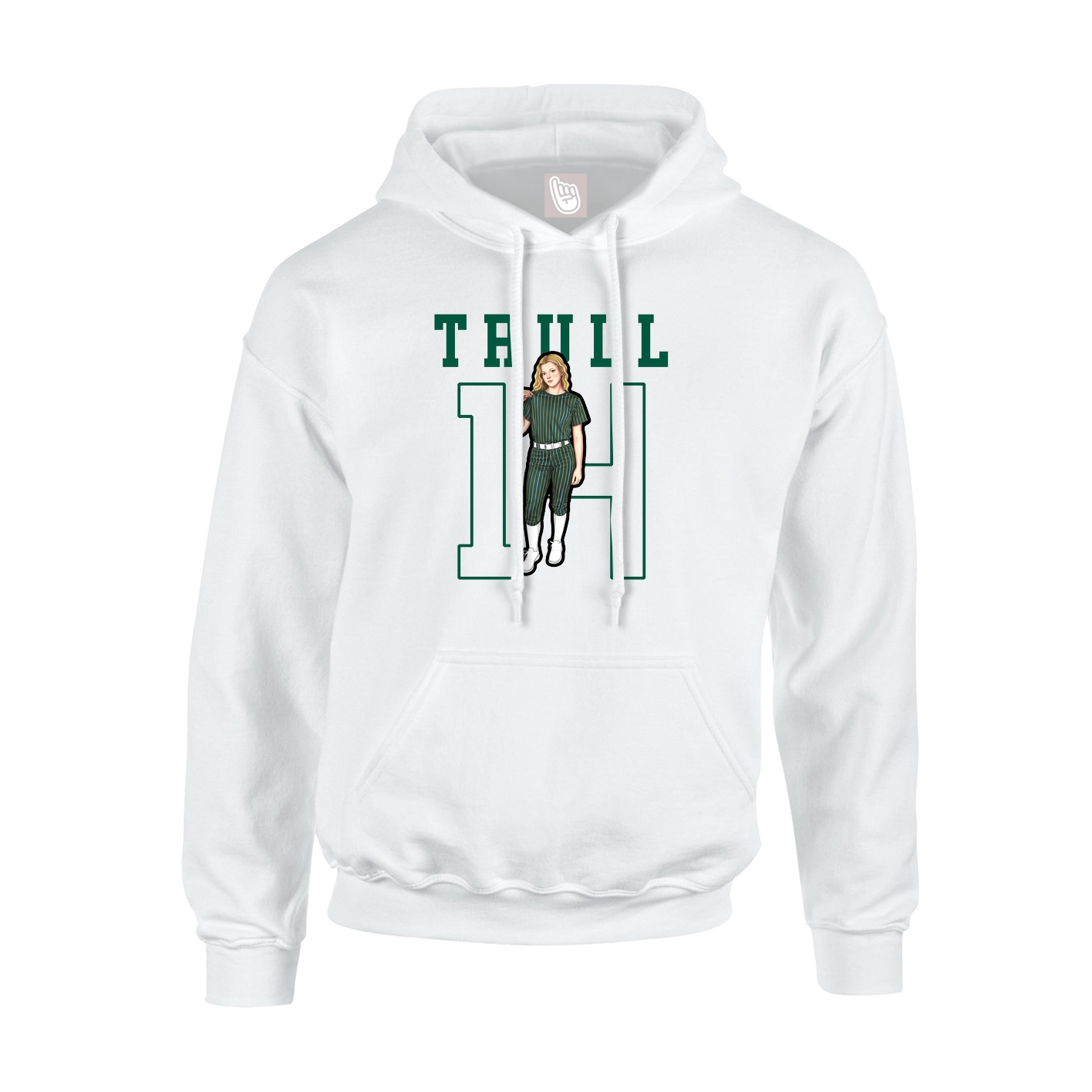 Youth Hoodie — Shirsey in White