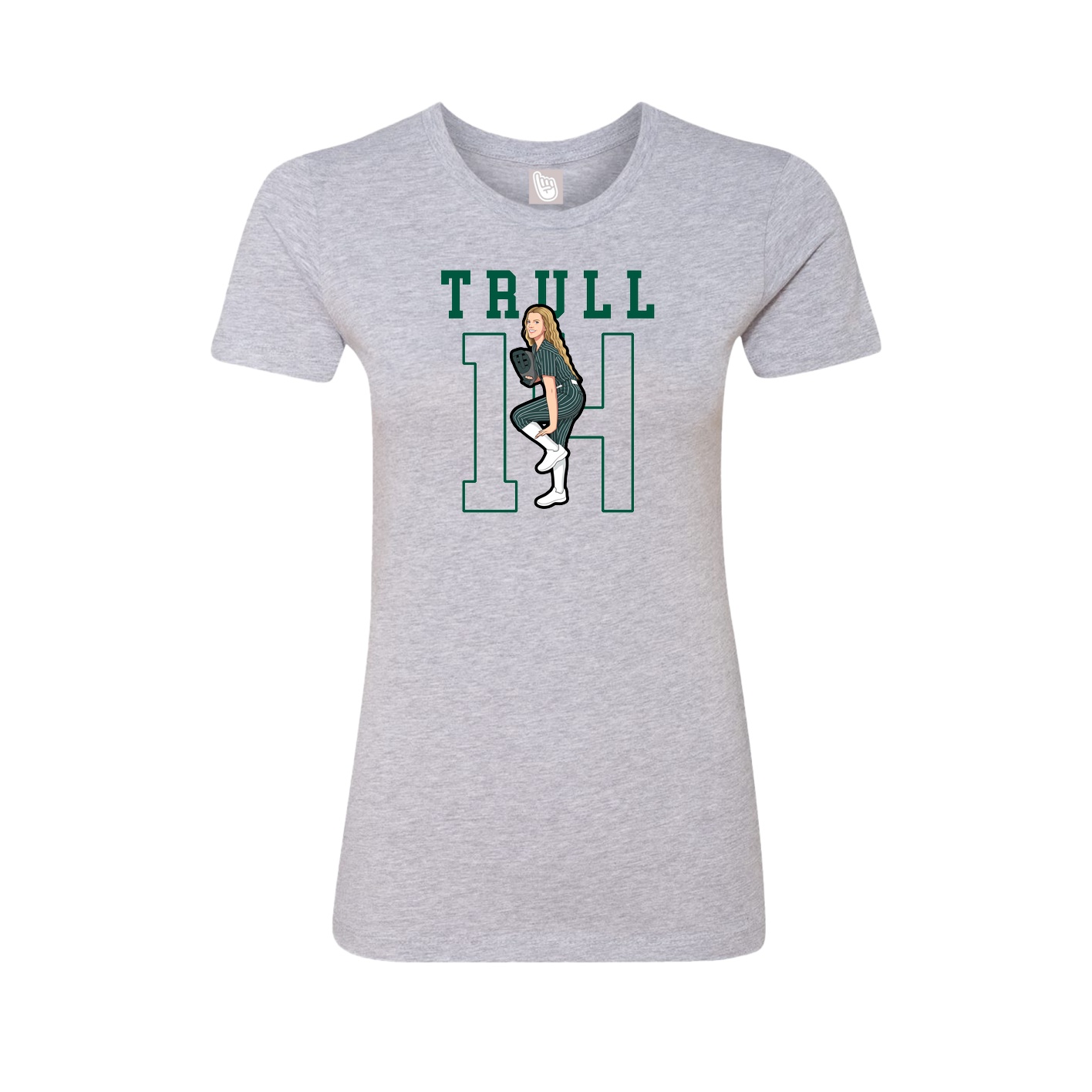 Fitted Women's Tee — Shirsey in Grey