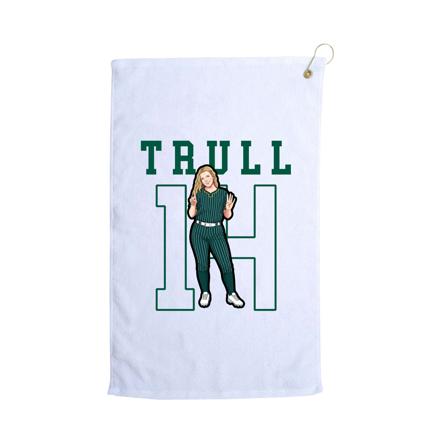 Golf Towel — Shirsey in White