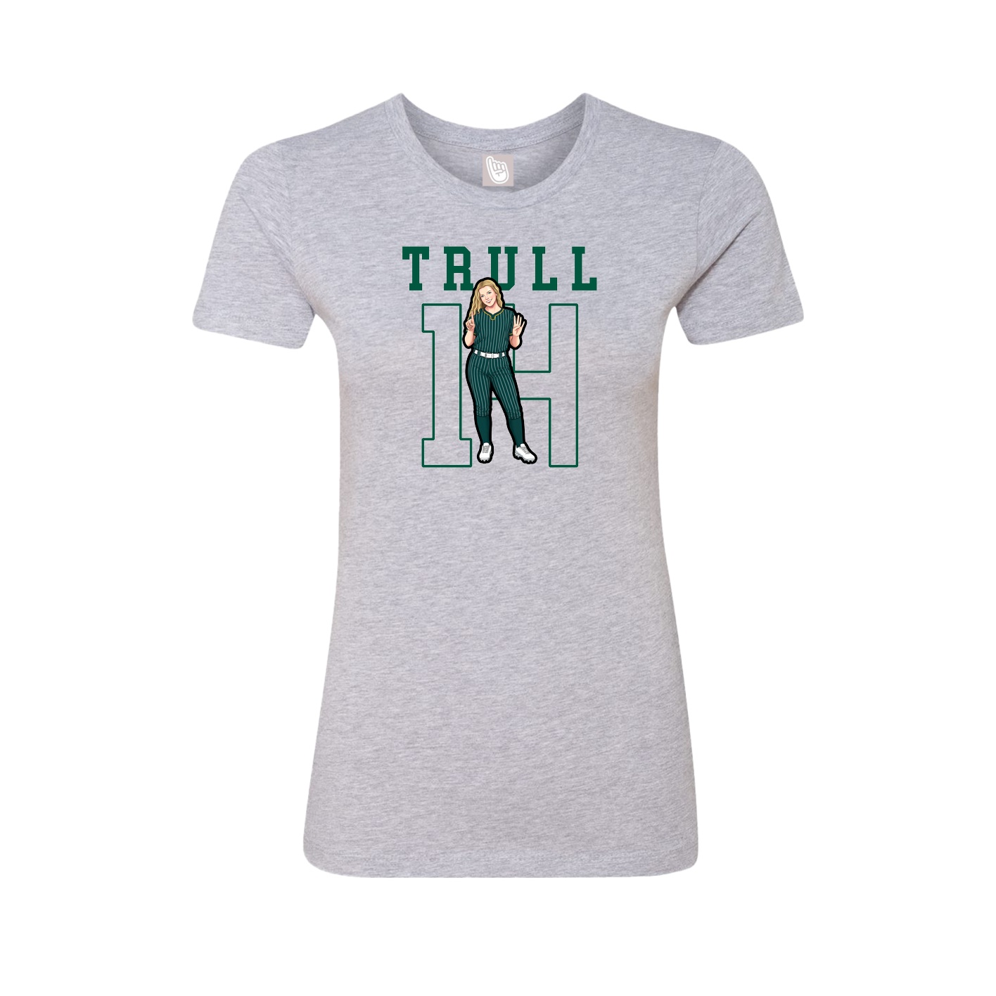 Fitted Women's Tee — Shirsey in Grey