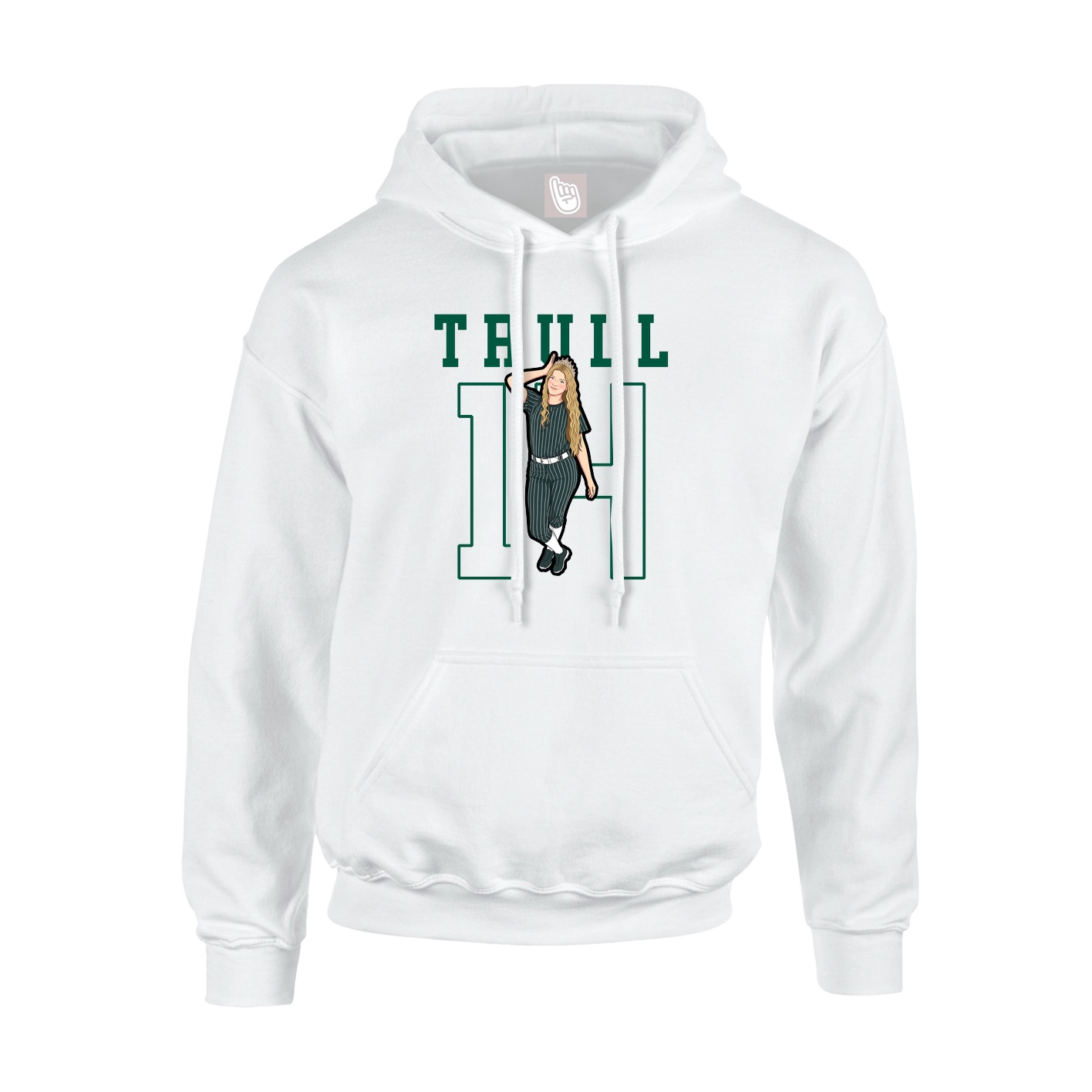Youth Hoodie — Shirsey in White