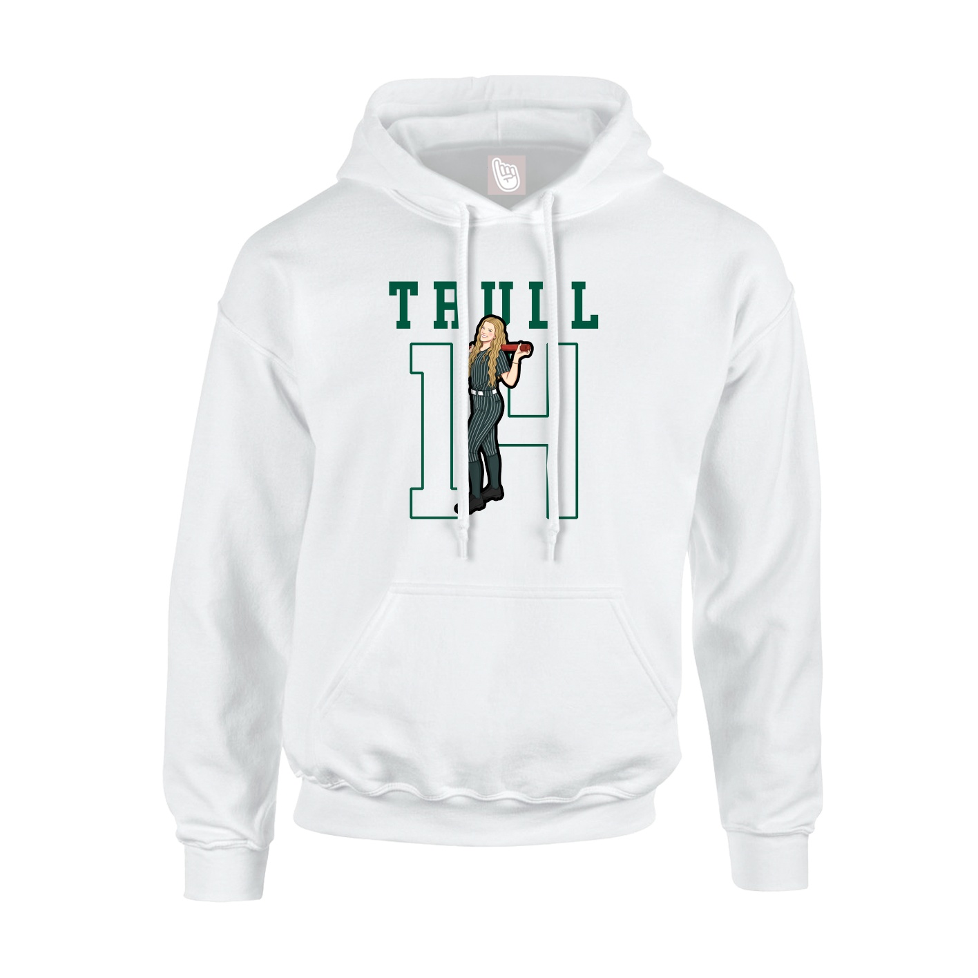 Youth Hoodie — Shirsey in White
