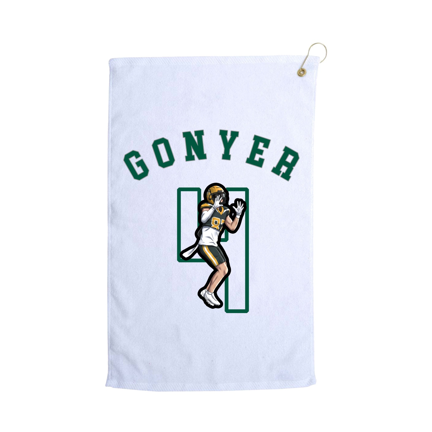 Golf Towel — Shirsey Arch in White