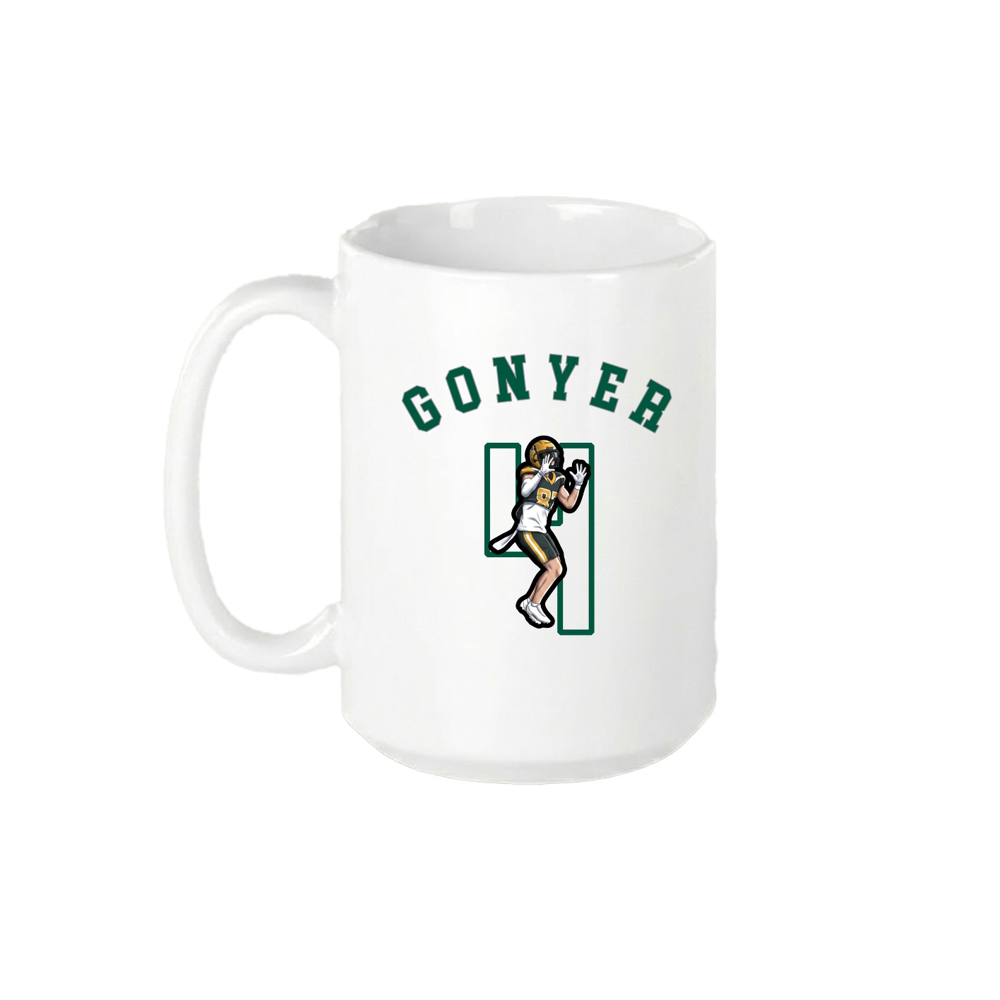 15oz Coffee Mug — Shirsey Arch in White