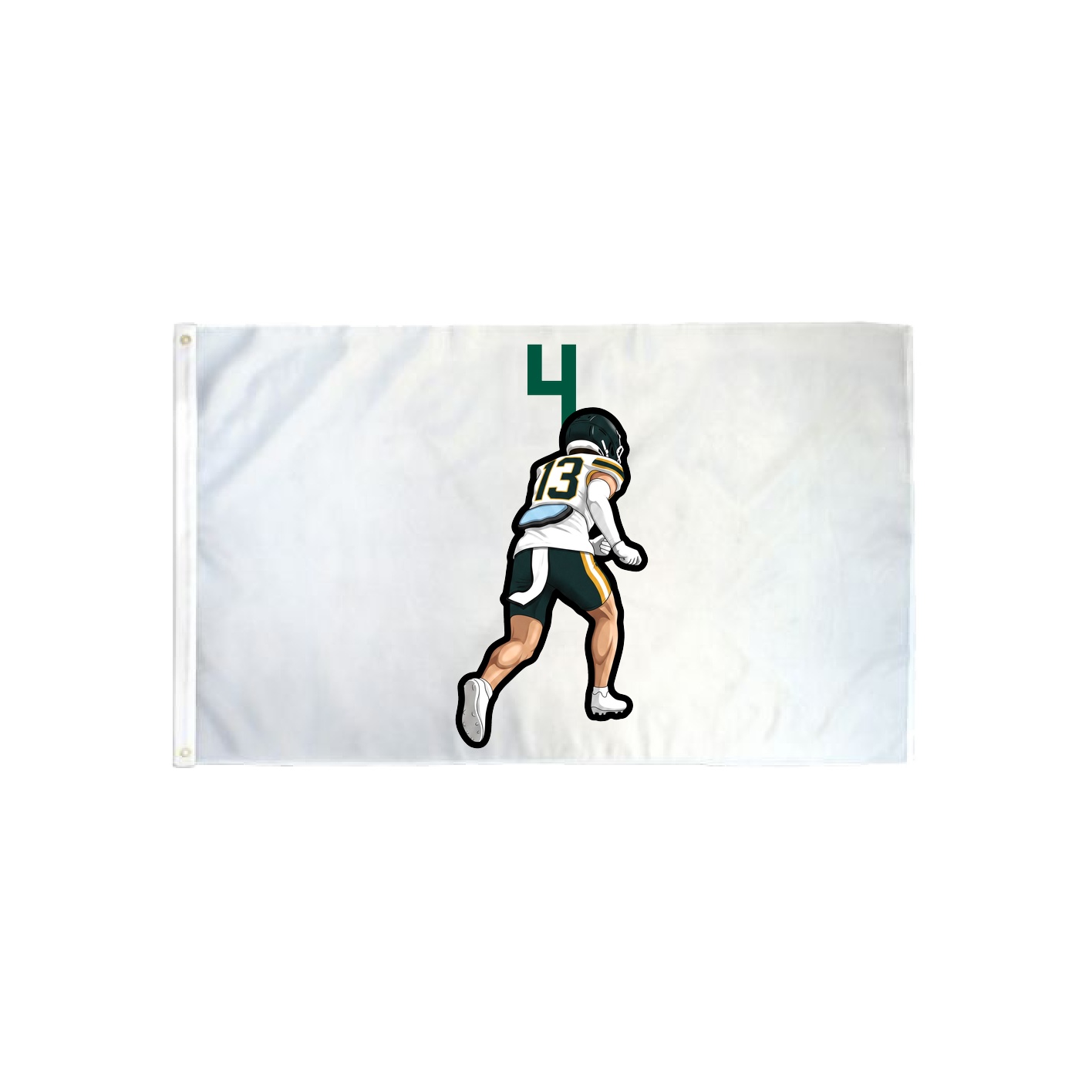 3x5 Flag — Number Top in Classic