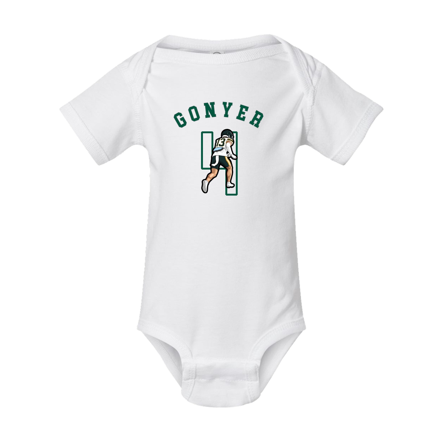 Baby Onesie — Shirsey Arch in White
