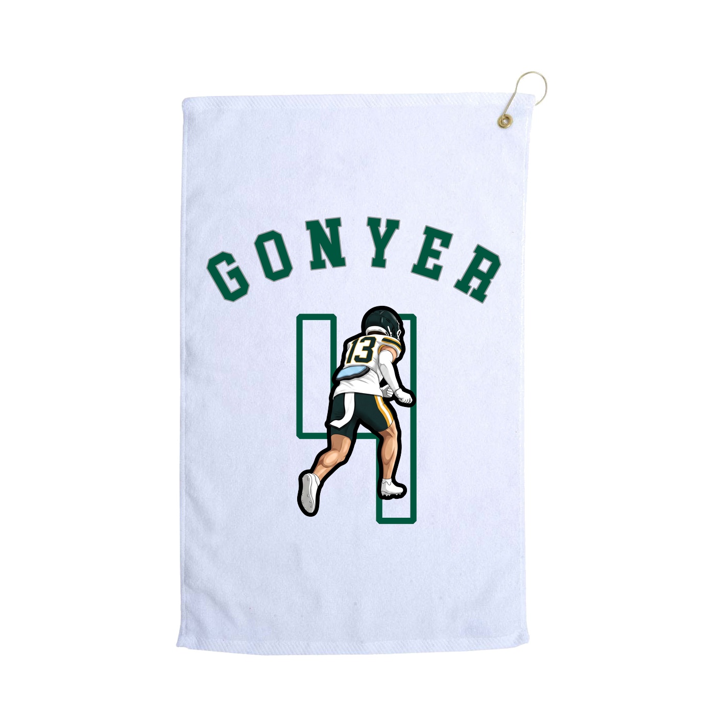 Golf Towel — Shirsey Arch in White