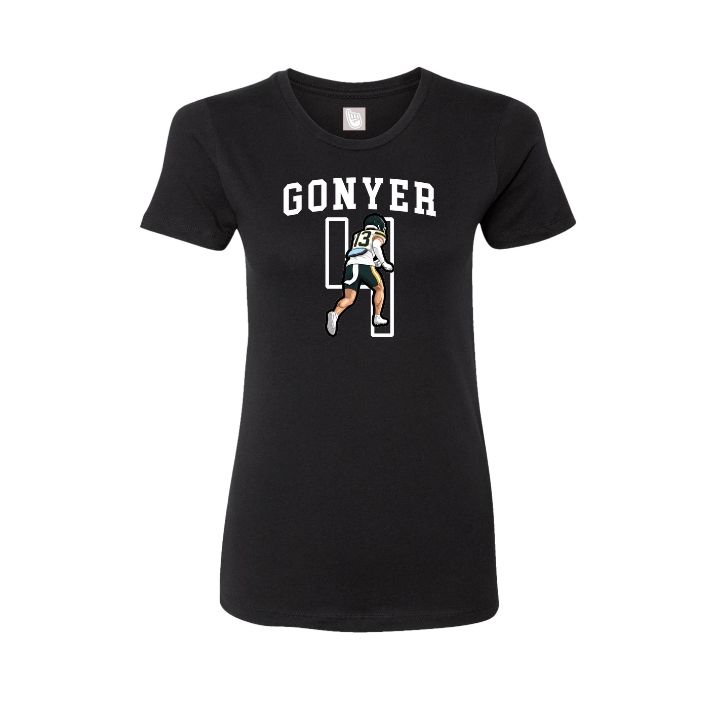 Fitted Women's Tee — Shirsey in Black