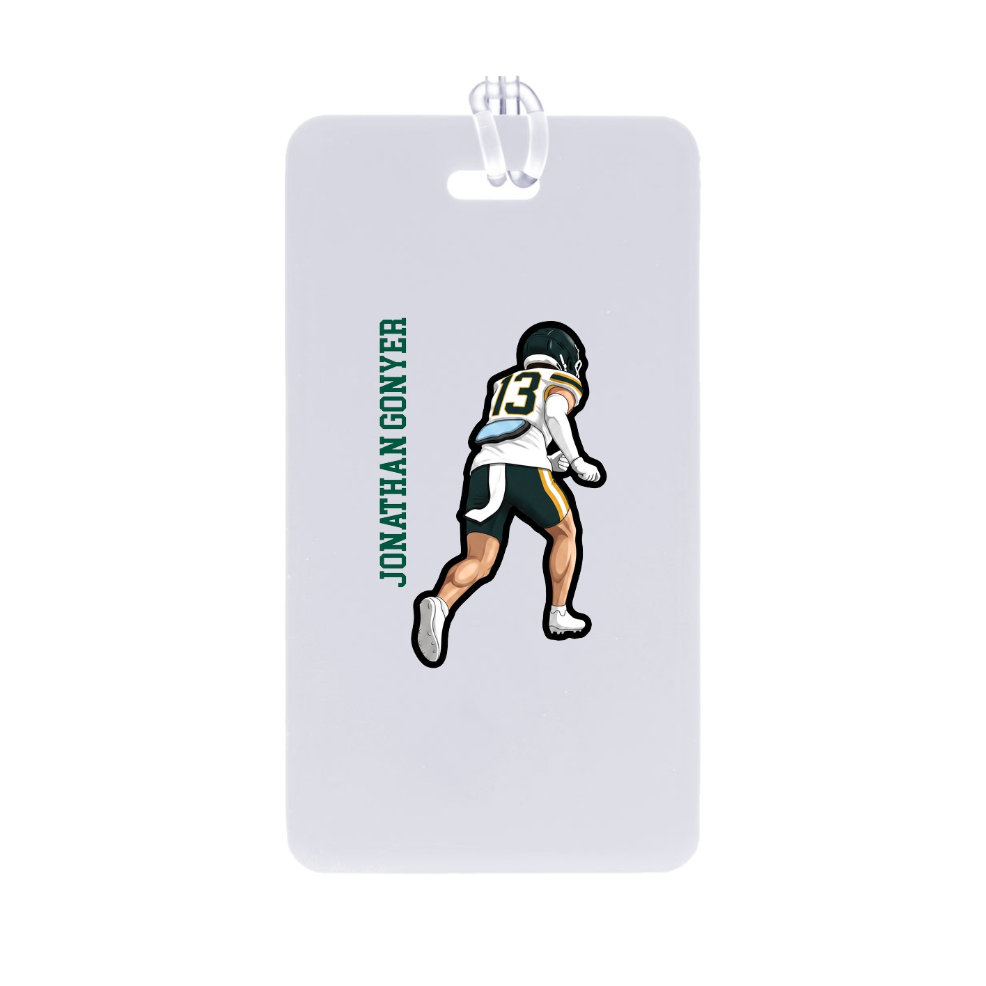 Bag Tag — Name Vertical in Classic