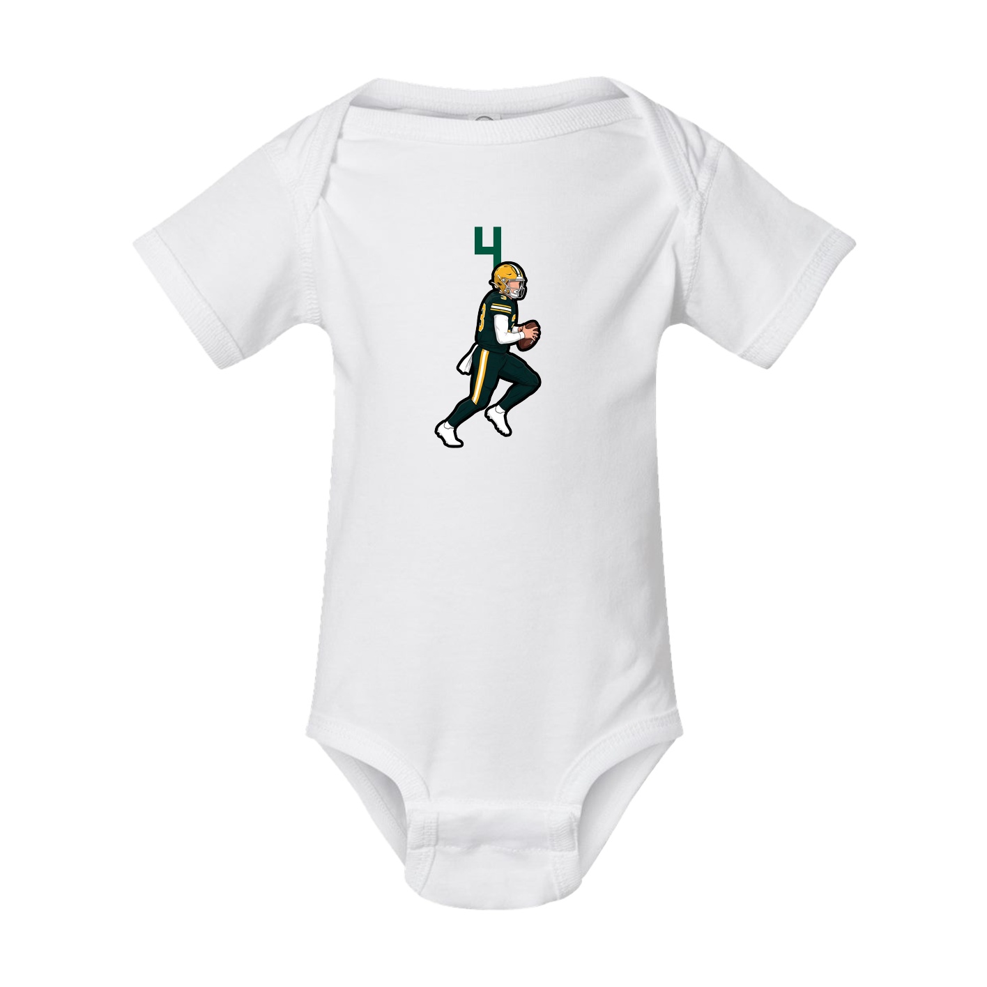 Baby Onesie — Number Top in White