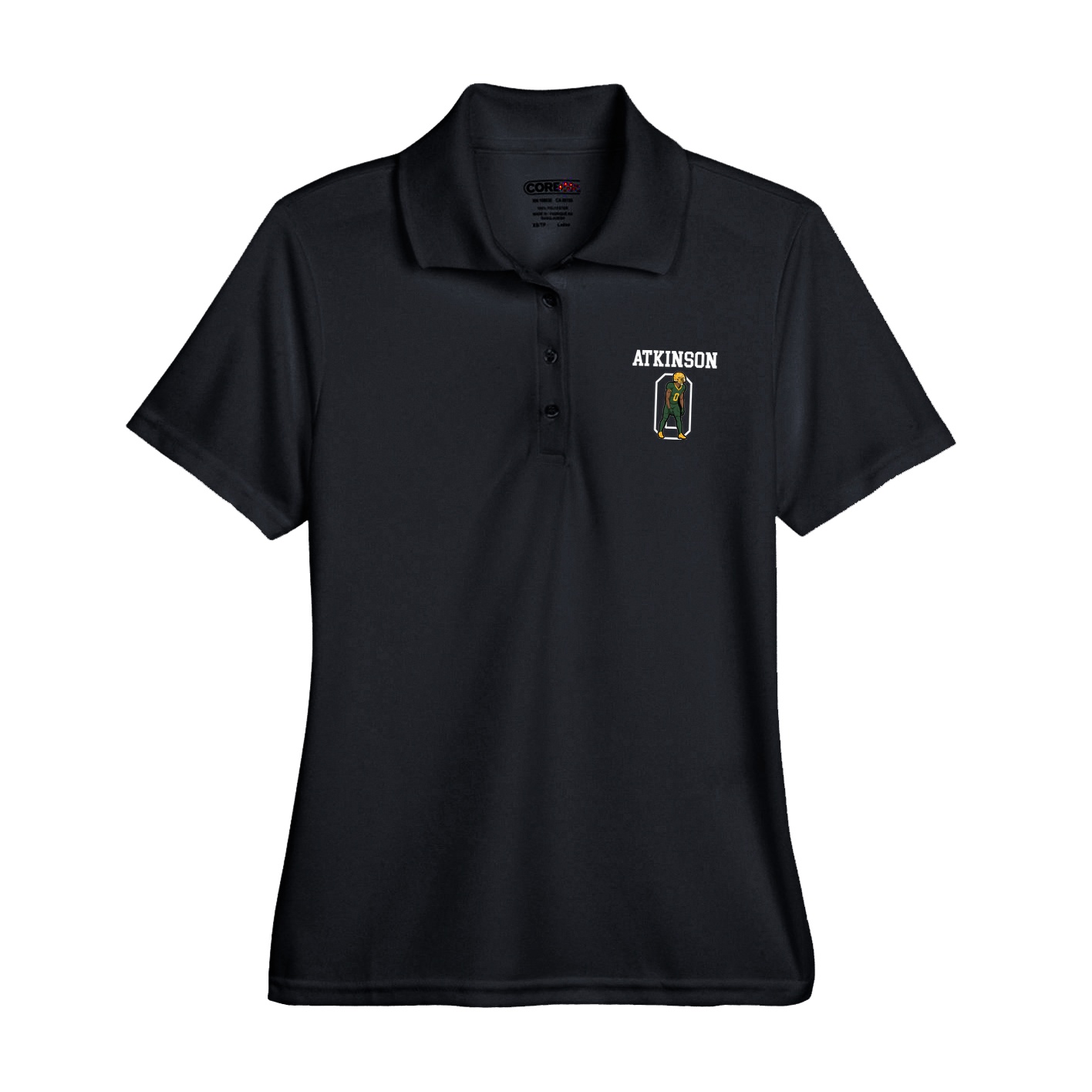 Womens Performance Polo — Shirsey in Black