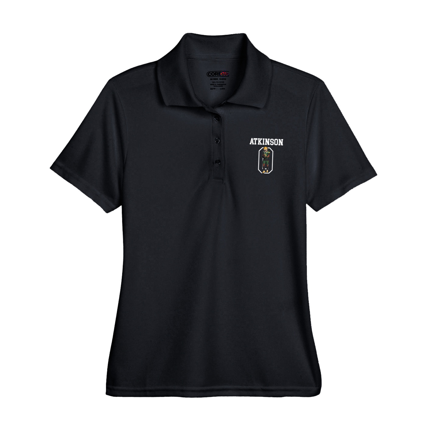 Womens Performance Polo — Shirsey in Black