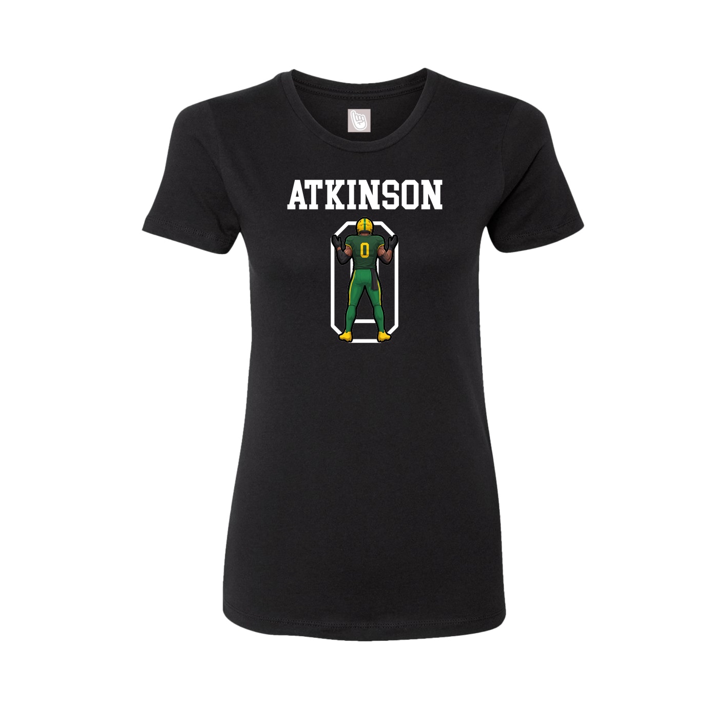 Fitted Women's Tee — Shirsey in Black