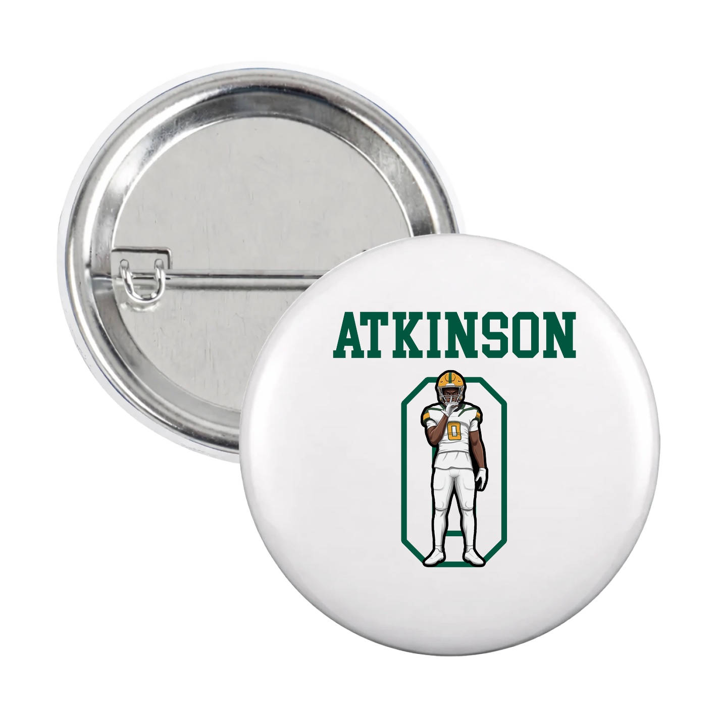 Game Day Button — Shirsey in White