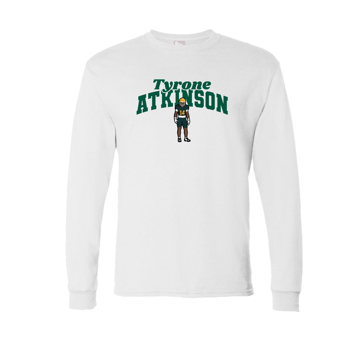 Long Sleeve Tee — Signature Arch in White