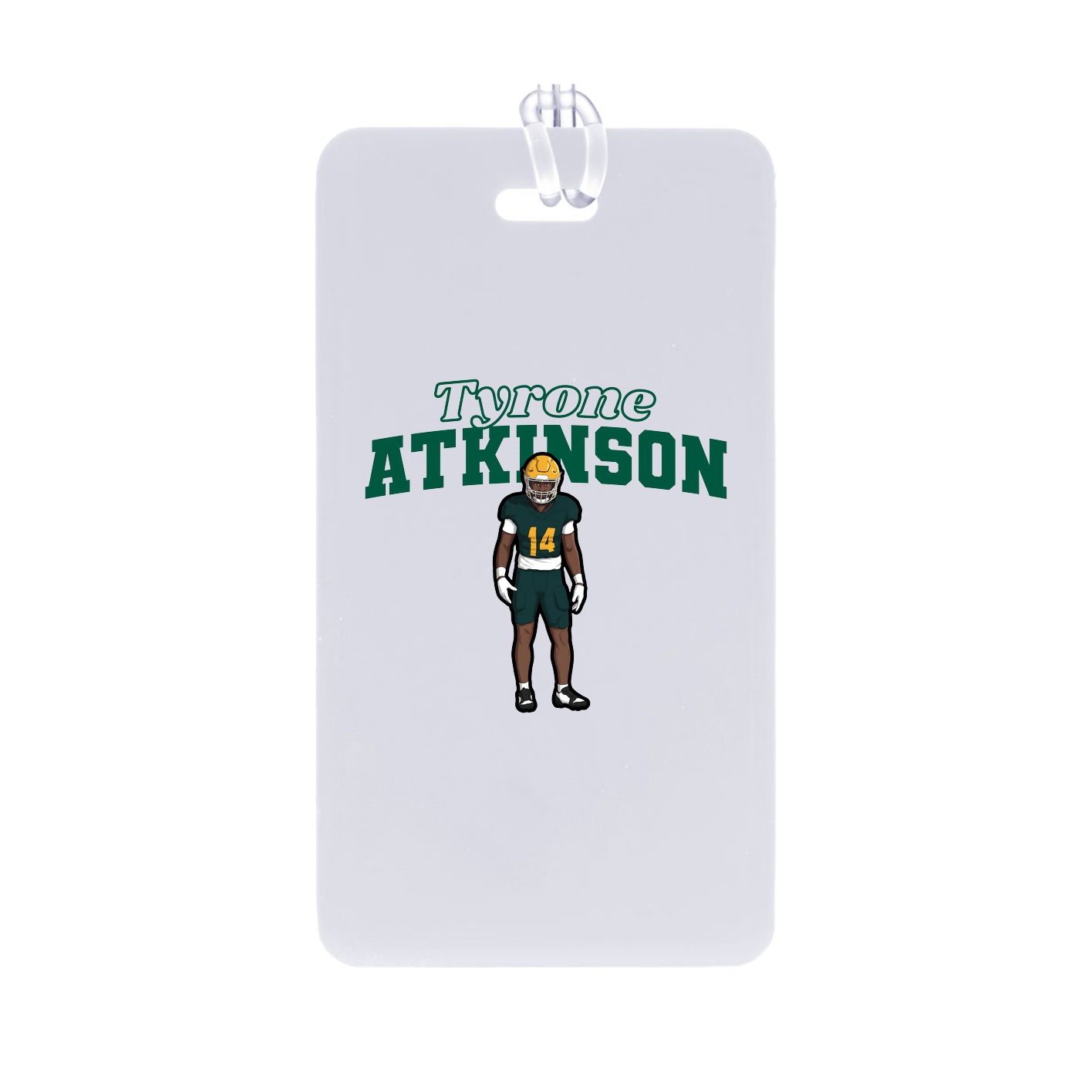 Bag Tag — Name Arch in Classic
